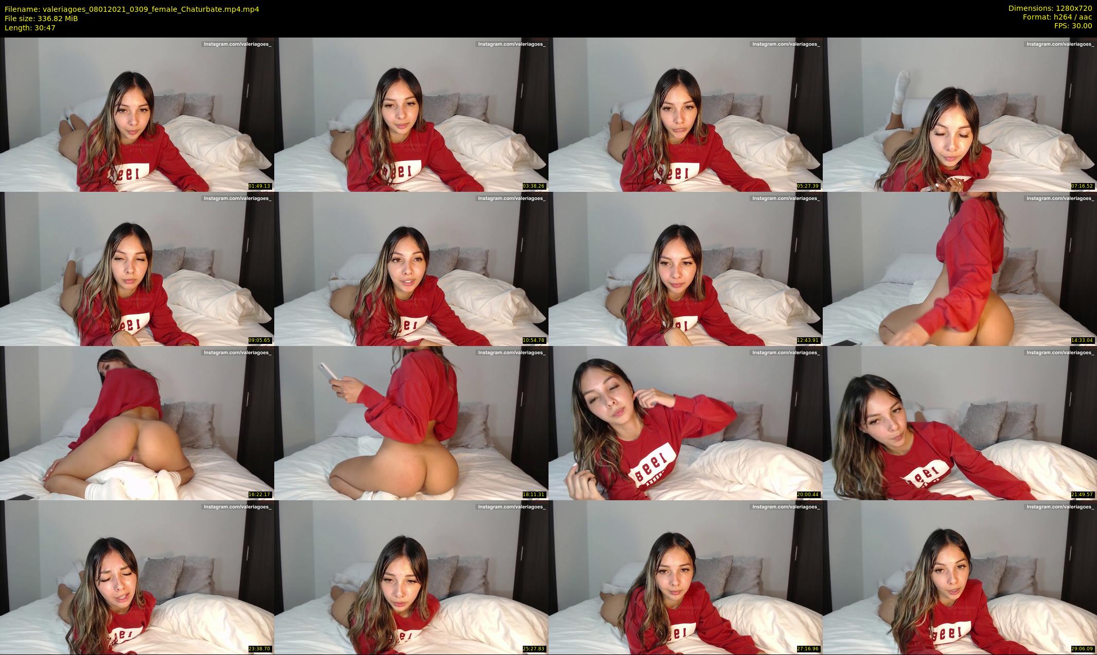 valeriagoes — 31 minute Chaturbate female cam show recording, 720p, Jan 8, 2021