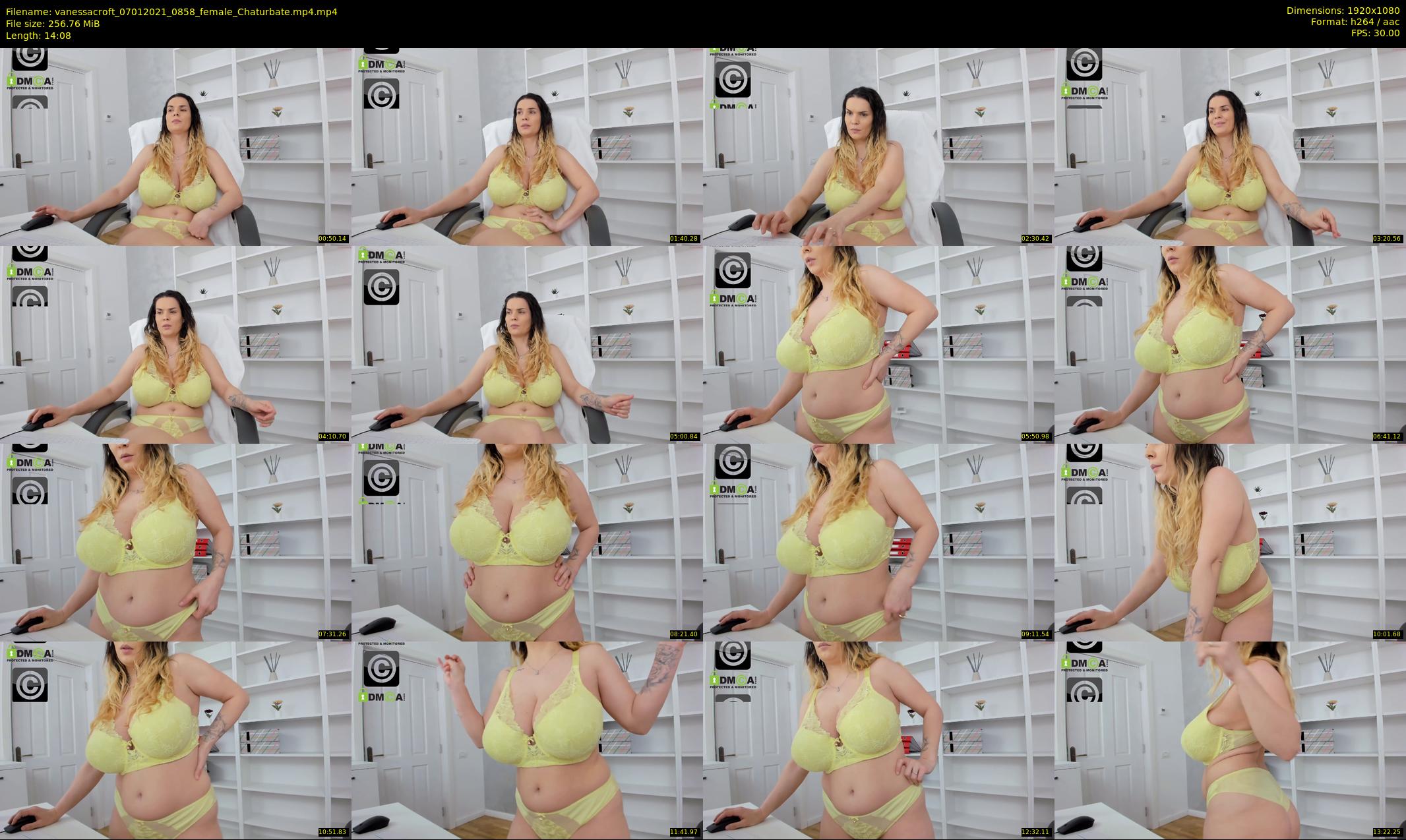 vanessacroft — 15 minute Chaturbate female cam show recording, 1080p, Jan 7, 2021