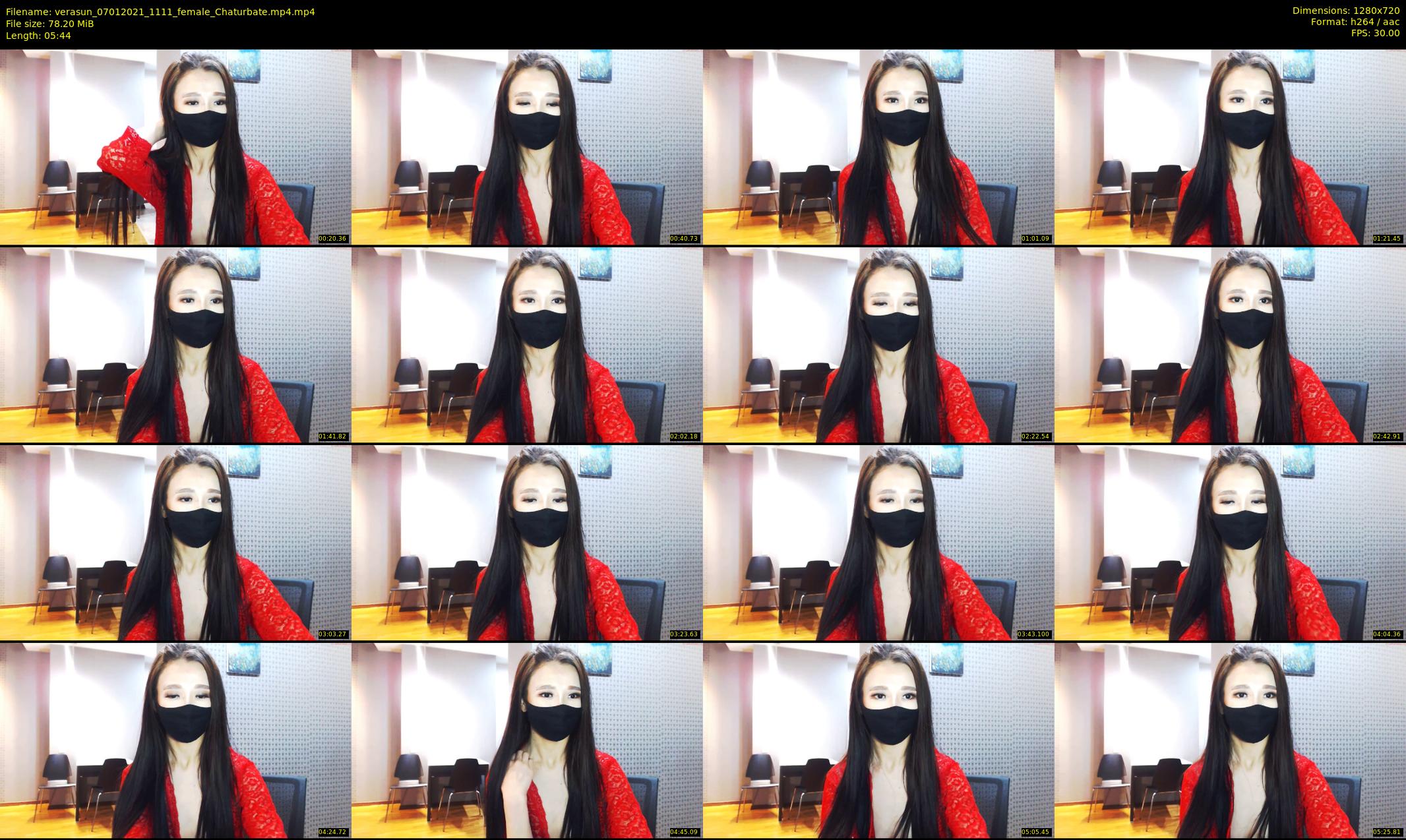 verasun — 6 minute Chaturbate female cam show recording, 720p, Jan 7, 2021