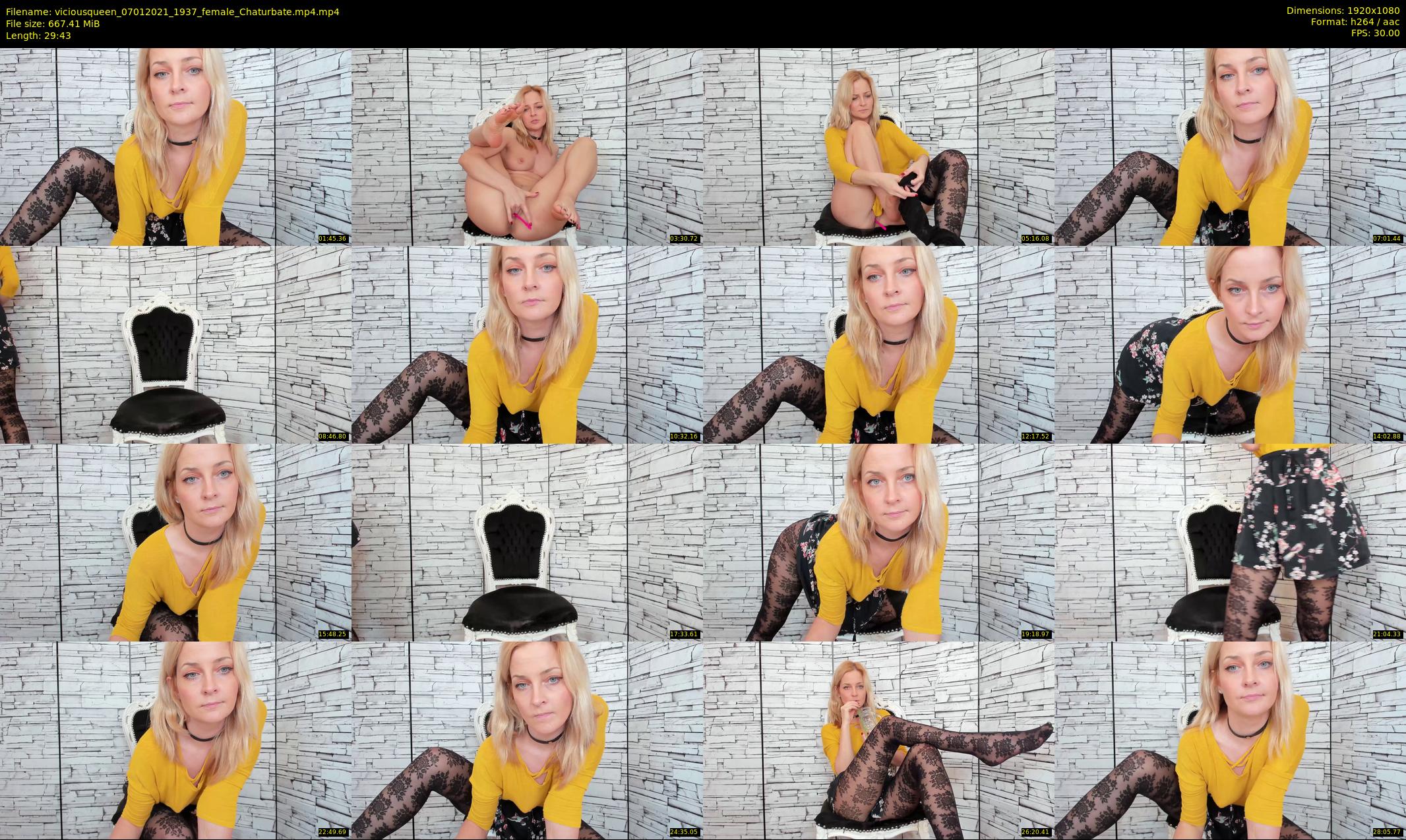 viciousqueen — 30 minute Chaturbate female cam show recording, 1080p, Jan 7, 2021