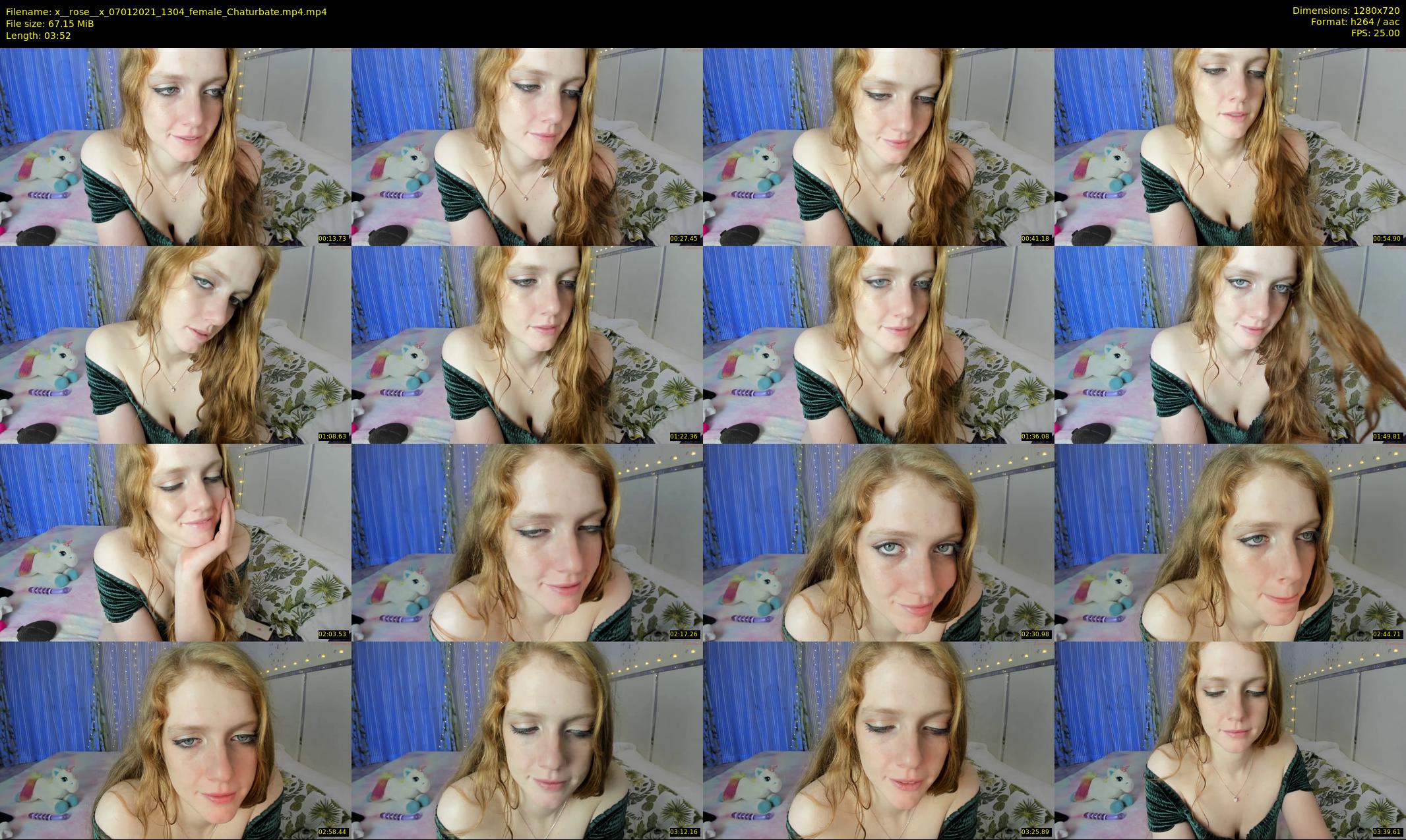 x__rose__x — 4 minute Chaturbate female cam show recording, 720p, Jan 7, 2021