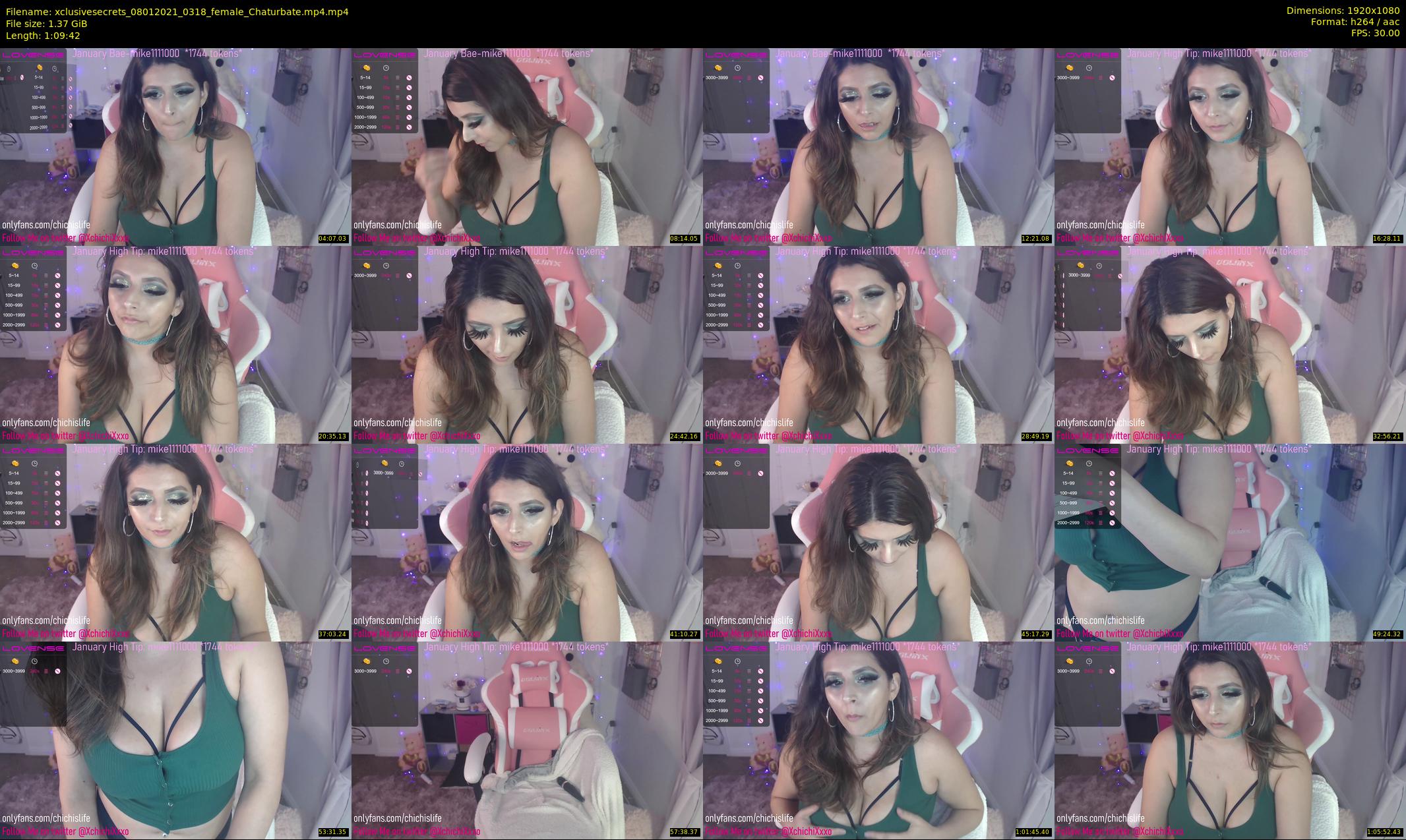 xclusivesecrets — 70 minute Chaturbate female cam show recording, 1080p, Jan 8, 2021