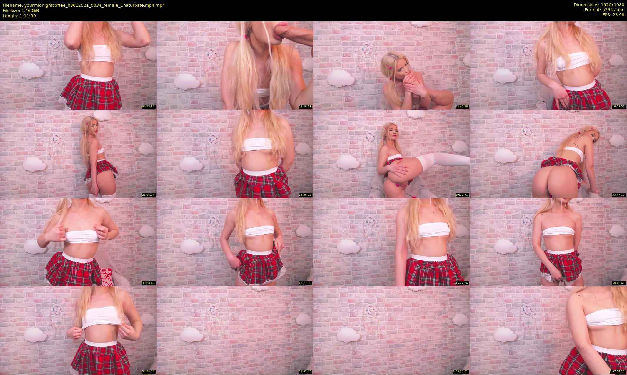 yourmidnightcoffee — 72 minute Chaturbate female cam show recording, 1080p, Jan 8, 2021