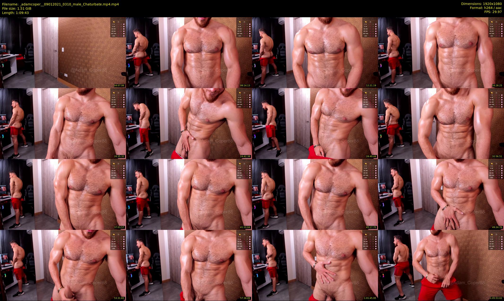 _adamcoper_ — 70 minute Chaturbate male cam show recording, 1080p, Jan 9, 2021