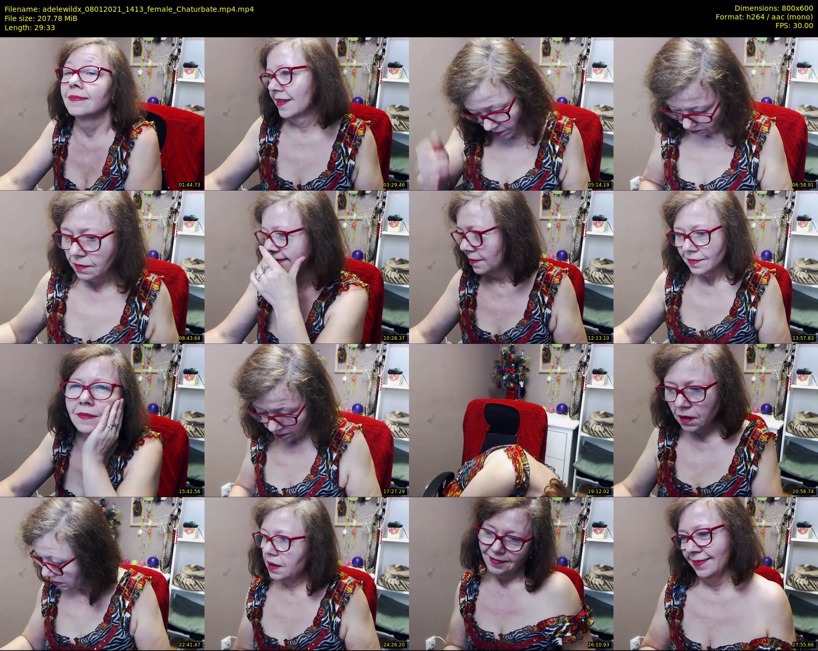 adelewildx — 30 minute Chaturbate female cam show recording, 480p, Jan 8, 2021