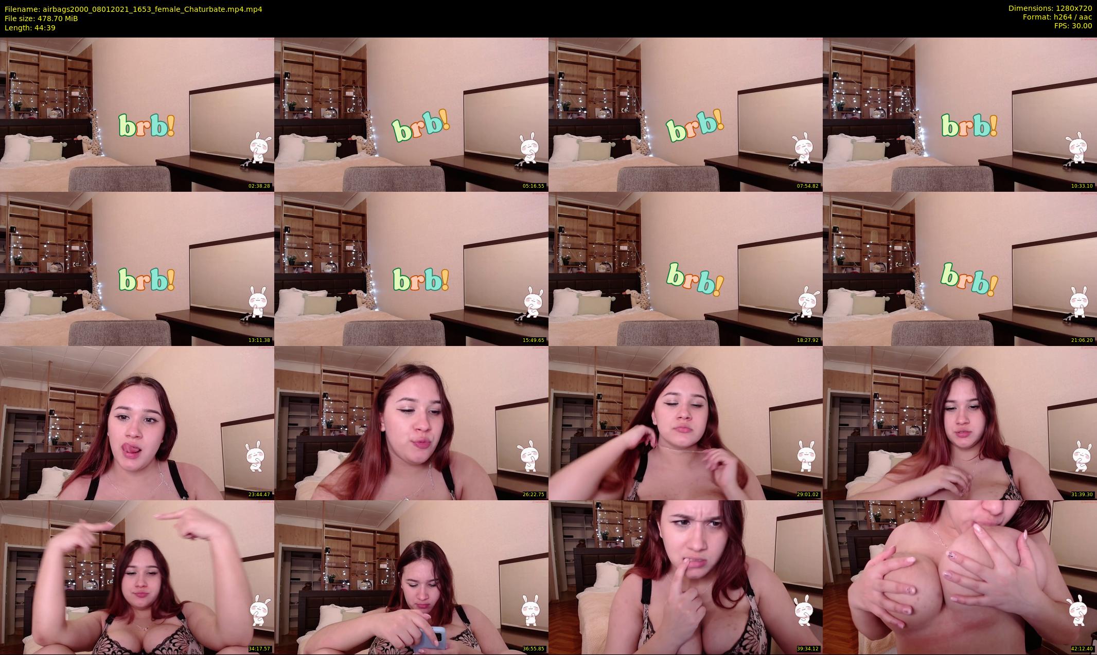 airbags2000 — 45 minute Chaturbate female cam show recording, 720p, Jan 8, 2021