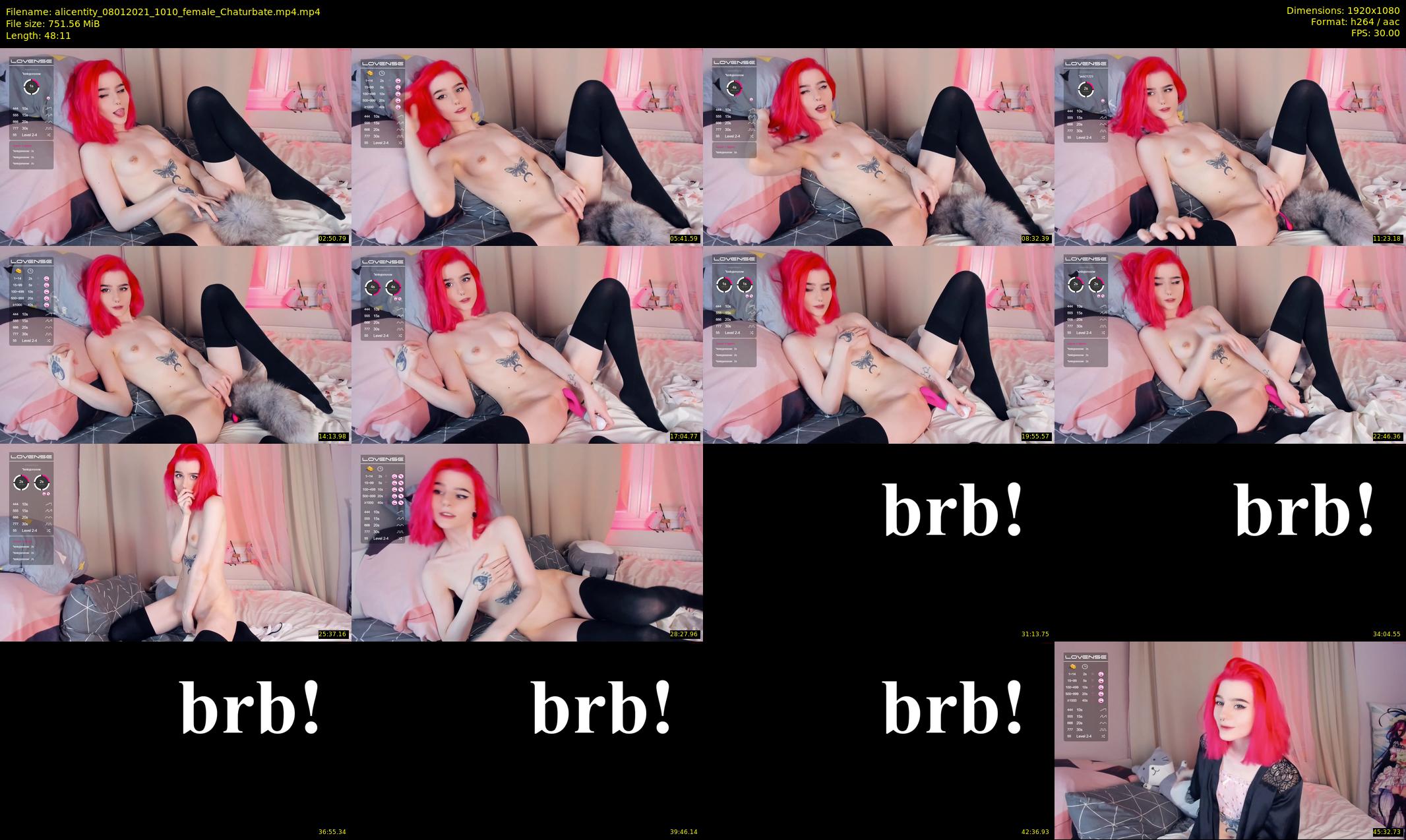 alicentity — 49 minute Chaturbate female cam show recording, 1080p, Jan 8, 2021