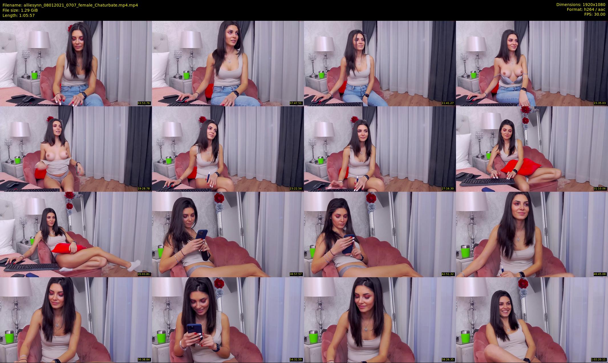 alliesynn — 66 minute Chaturbate female cam show recording, 1080p, Jan 8, 2021