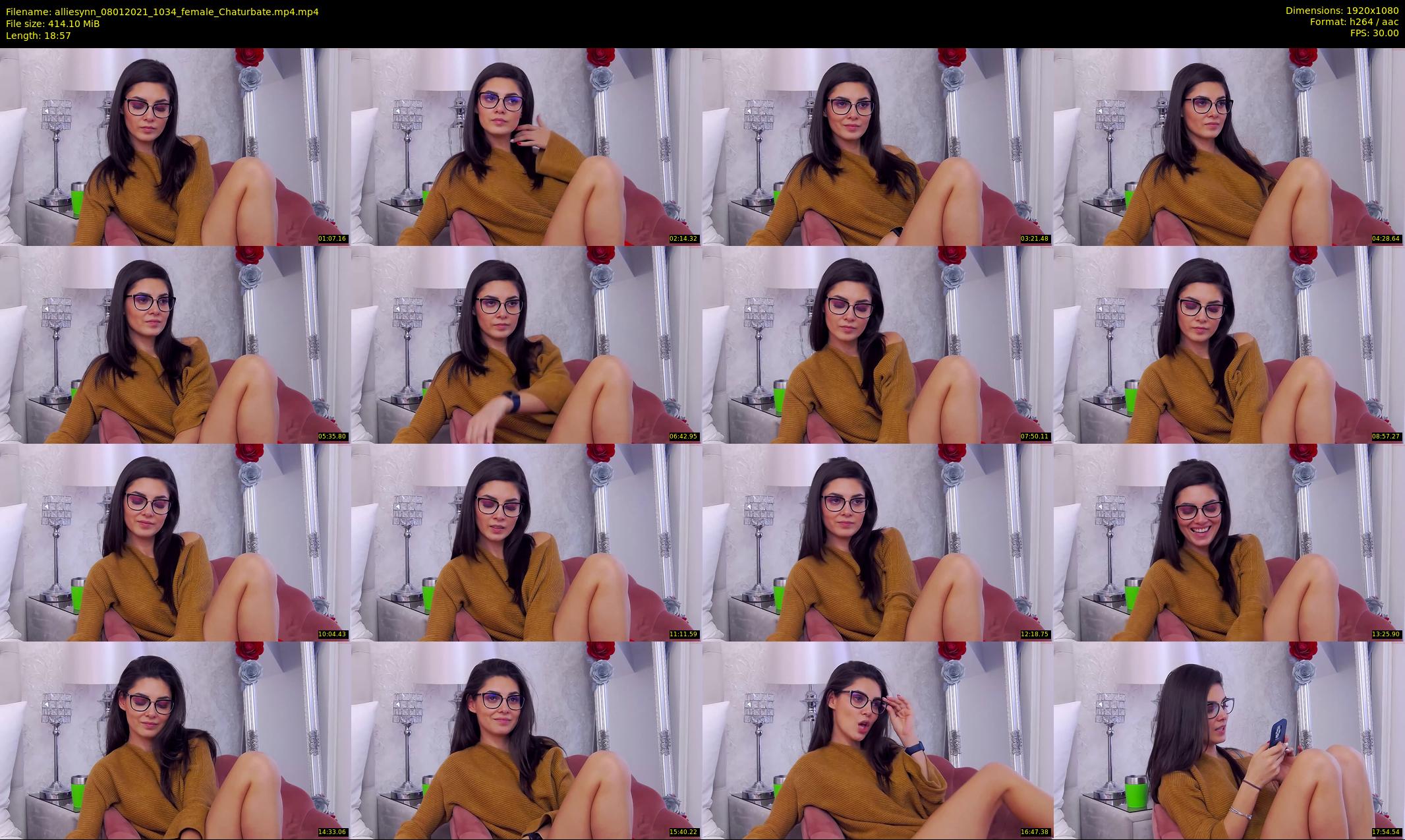 alliesynn — 19 minute Chaturbate female cam show recording, 1080p, Jan 8, 2021