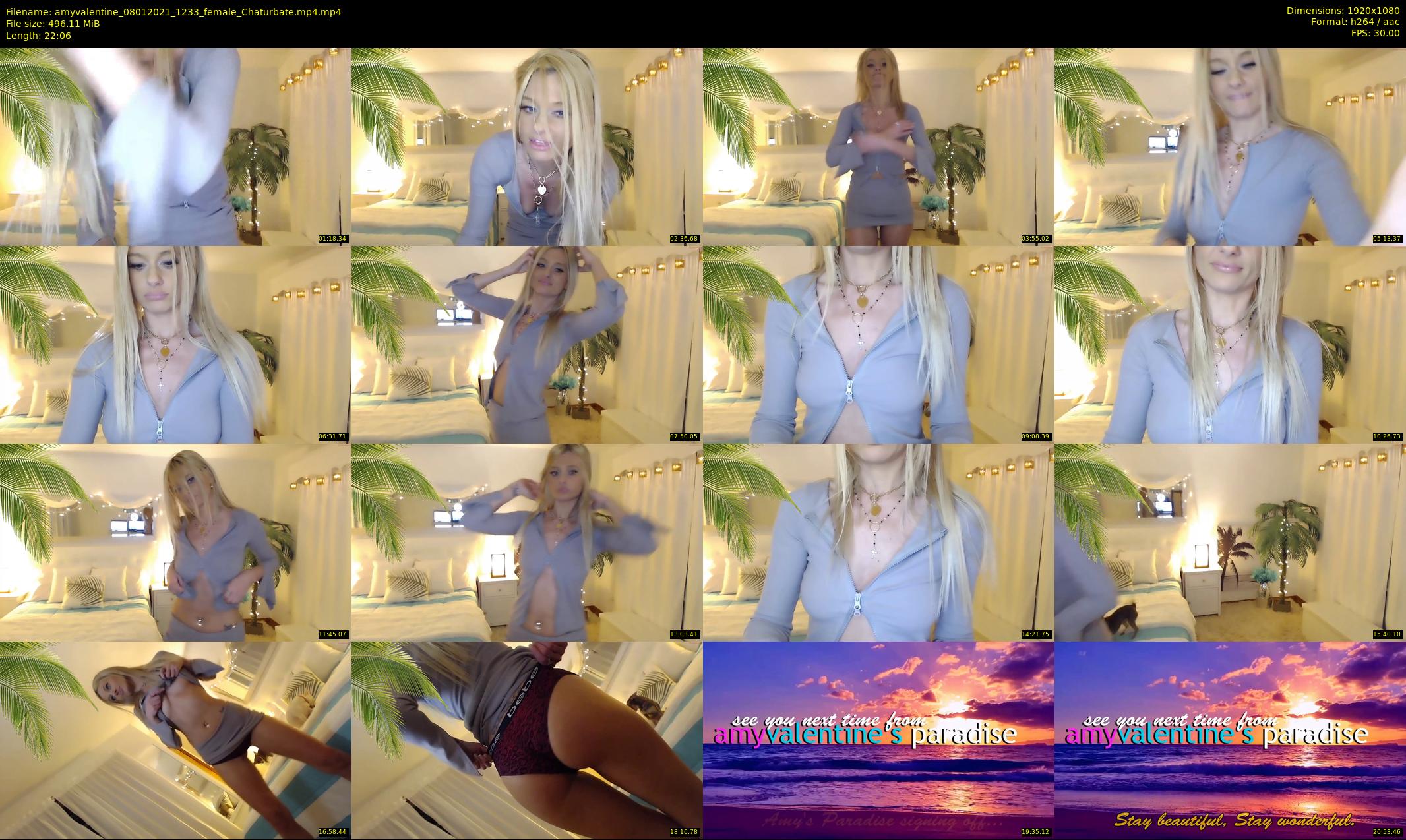 amyvalentine — 23 minute Chaturbate female cam show recording, 1080p, Jan 8, 2021