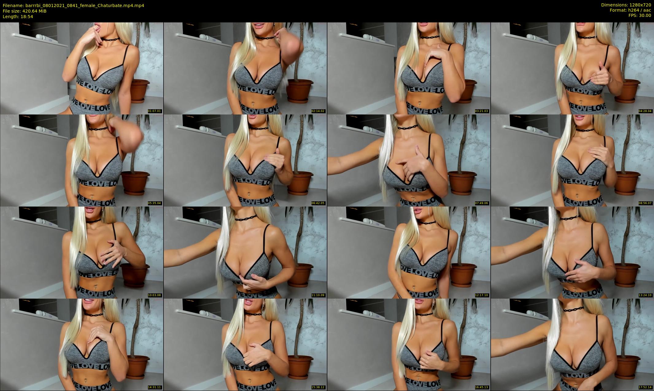 barrrbi — 19 minute Chaturbate female cam show recording, 720p, Jan 8, 2021
