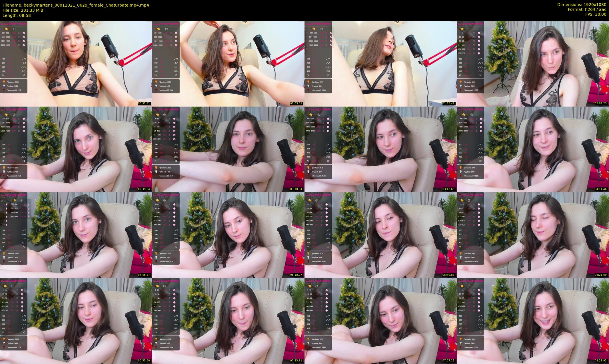 beckymartens — 9 minute Chaturbate female cam show recording, 1080p, Jan 8, 2021