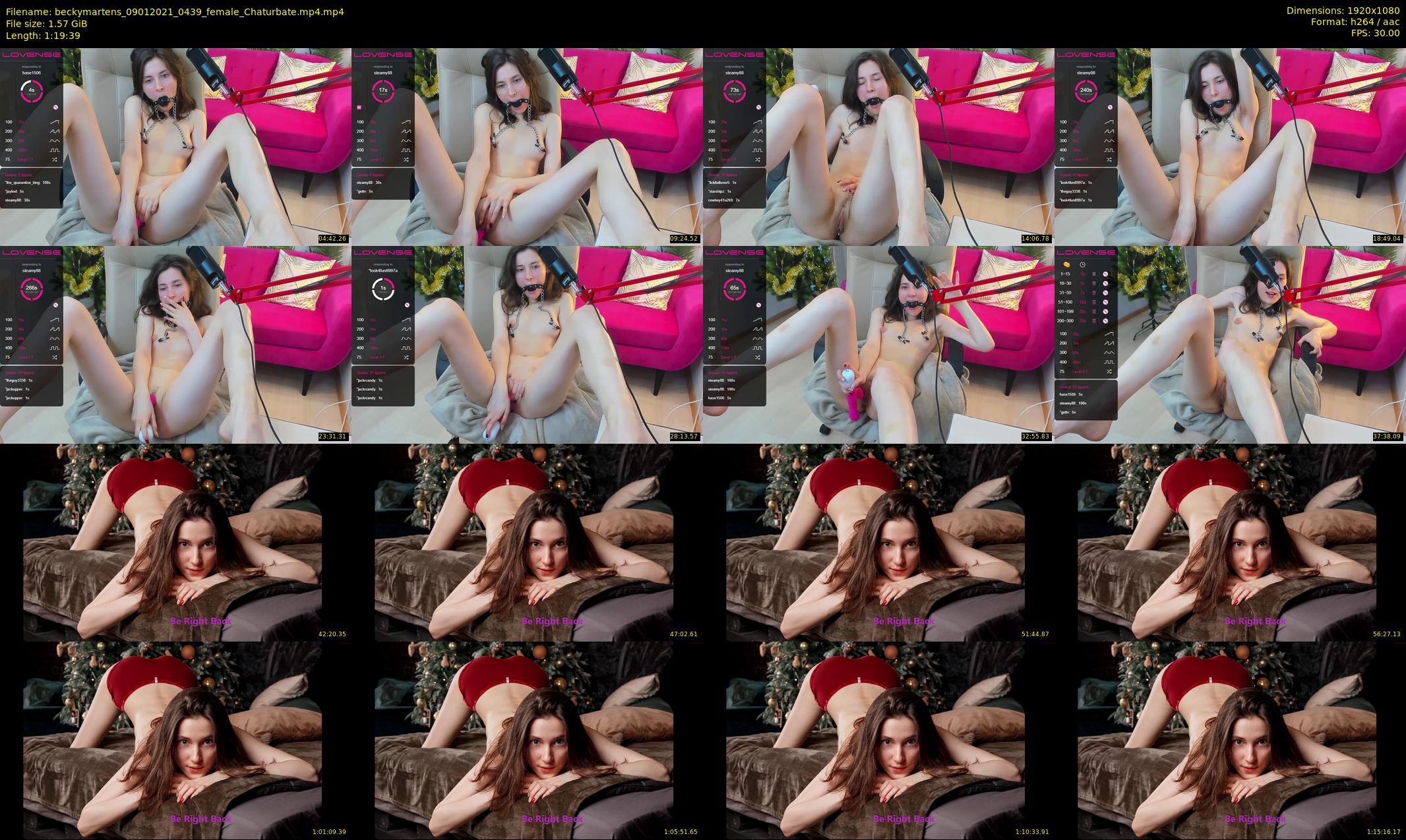 beckymartens — 80 minute Chaturbate female cam show recording, 1080p, Jan 9, 2021