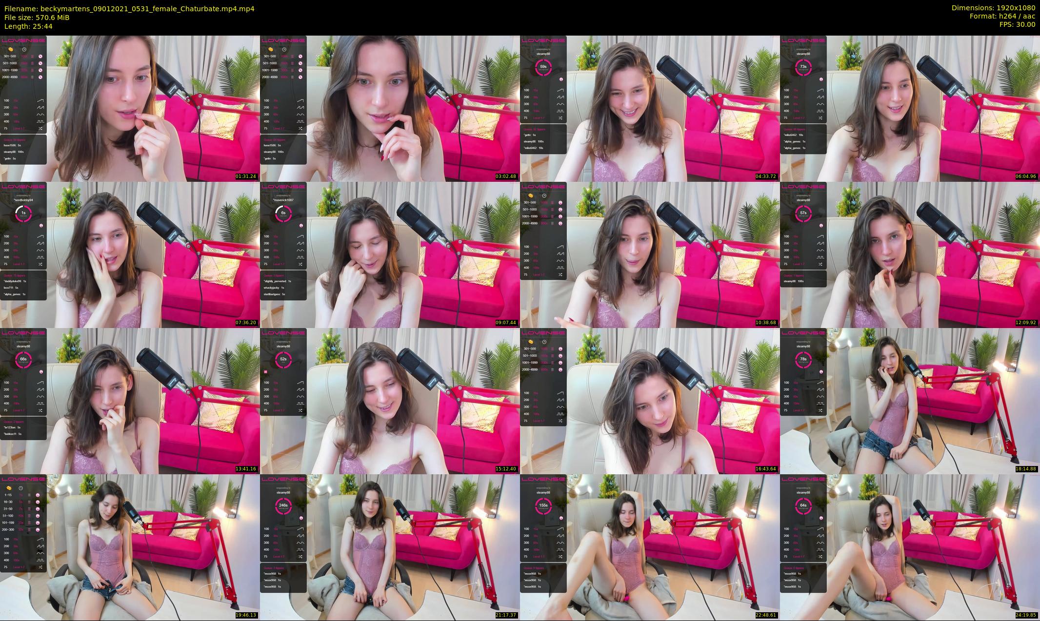 beckymartens — 26 minute Chaturbate female cam show recording, 1080p, Jan 9, 2021