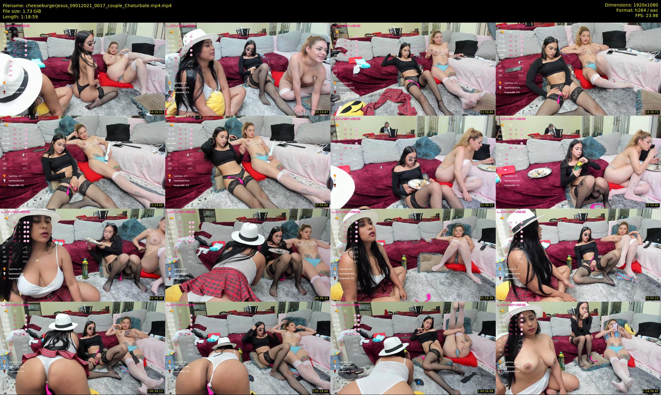 cheeseburgerjesus — 79 minute Chaturbate couple cam show recording, 1080p, Jan 9, 2021