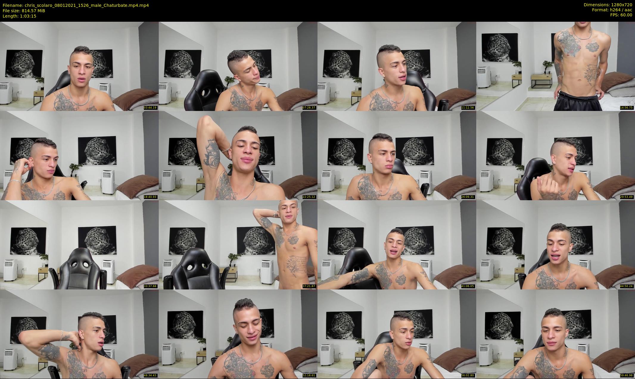 chris_scolaro — 64 minute Chaturbate male cam show recording, 720p, Jan 8, 2021