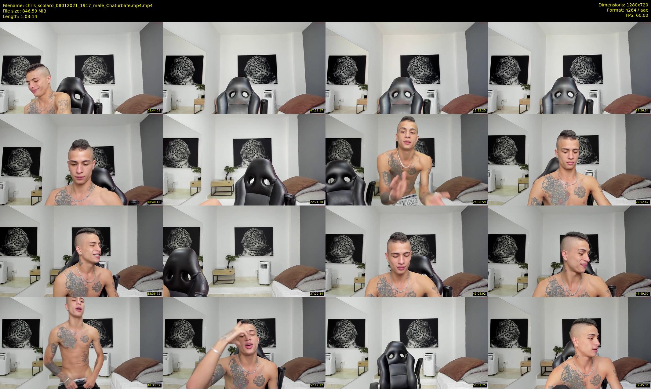 chris_scolaro — 64 minute Chaturbate male cam show recording, 720p, Jan 8, 2021