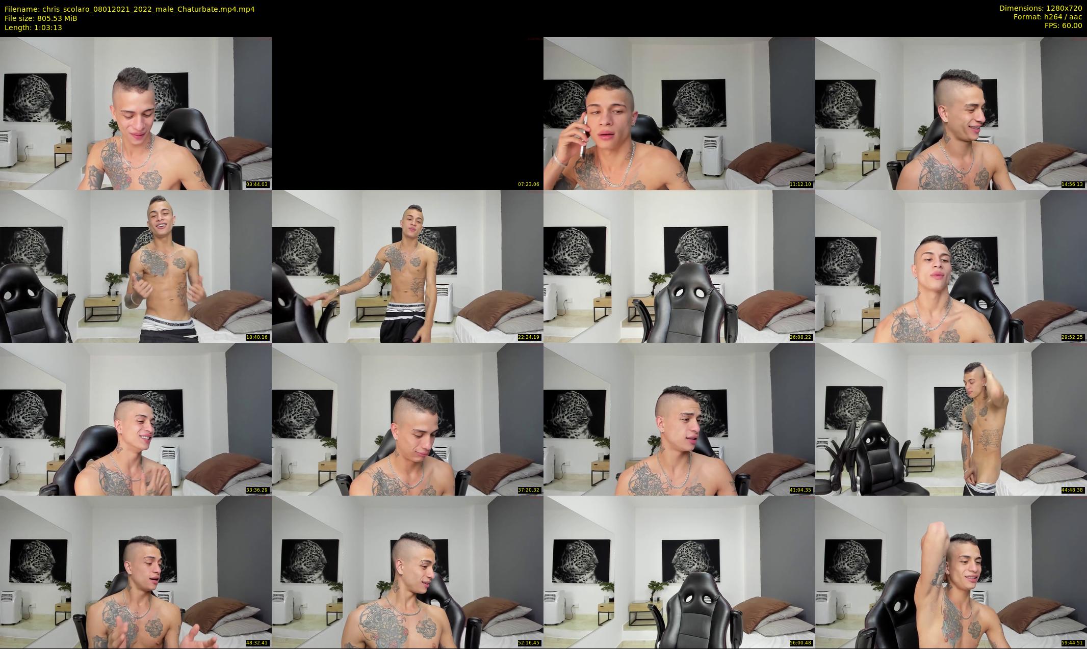 chris_scolaro — 64 minute Chaturbate male cam show recording, 720p, Jan 8, 2021