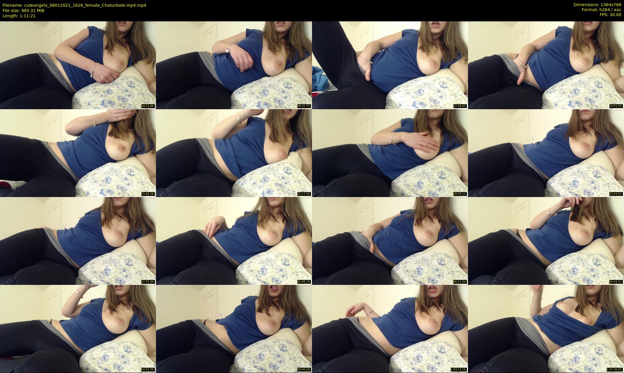 cuteangelx — 72 minute Chaturbate female cam show recording, 720p, Jan 8, 2021