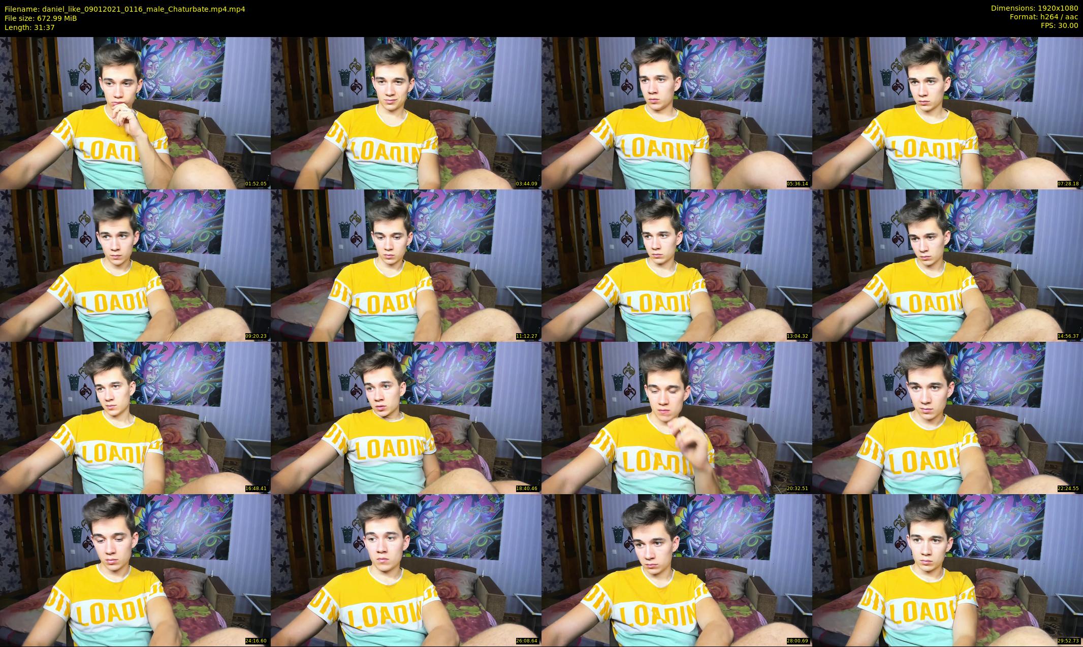 daniel_like — 32 minute Chaturbate male cam show recording, 1080p, Jan 9, 2021