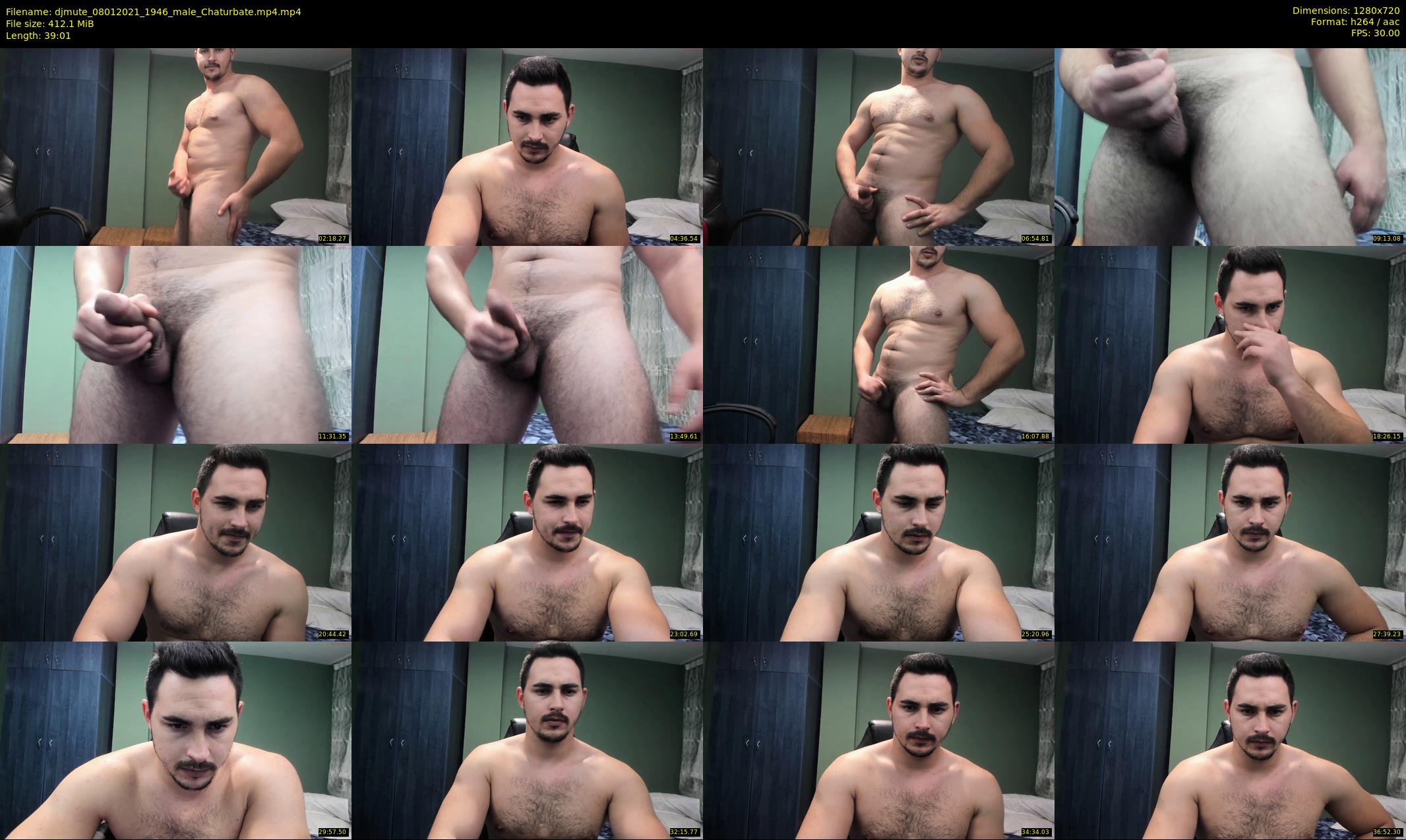 djmute — 40 minute Chaturbate male cam show recording, 720p, Jan 8, 2021