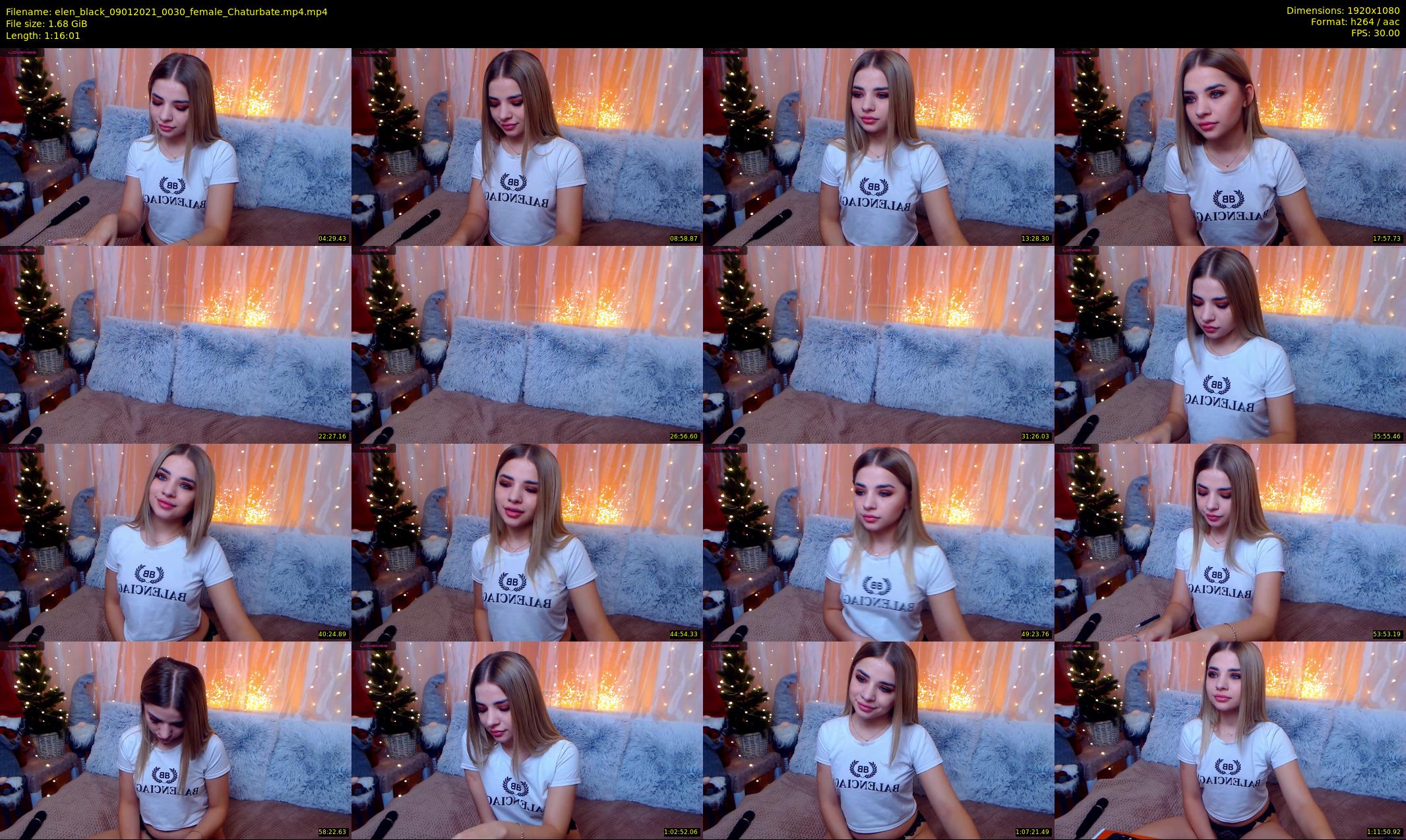 elen_black — 77 minute Chaturbate female cam show recording, 1080p, Jan 9, 2021
