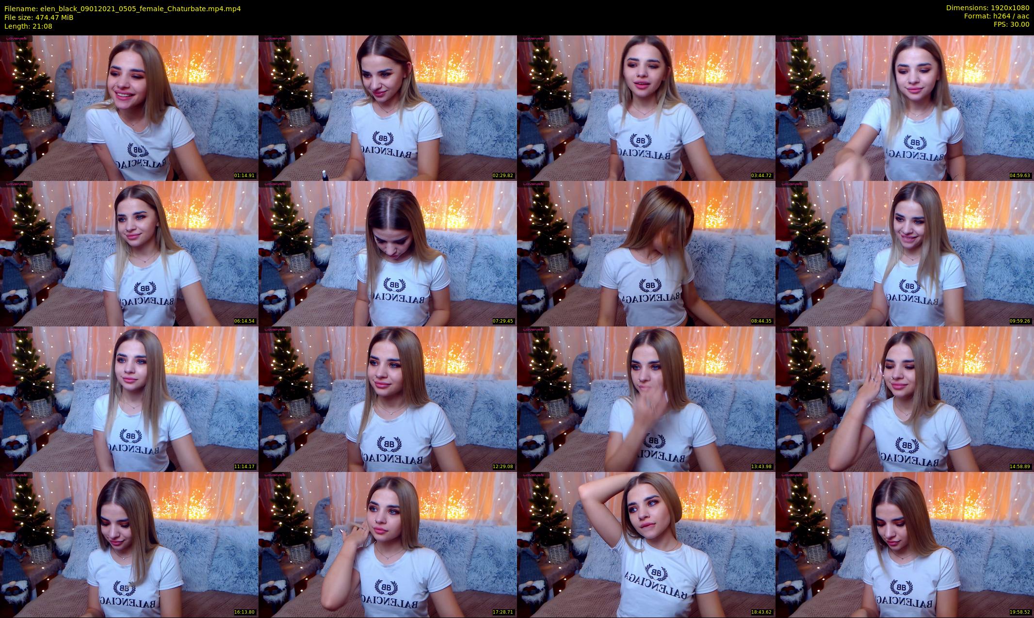 elen_black — 22 minute Chaturbate female cam show recording, 1080p, Jan 9, 2021