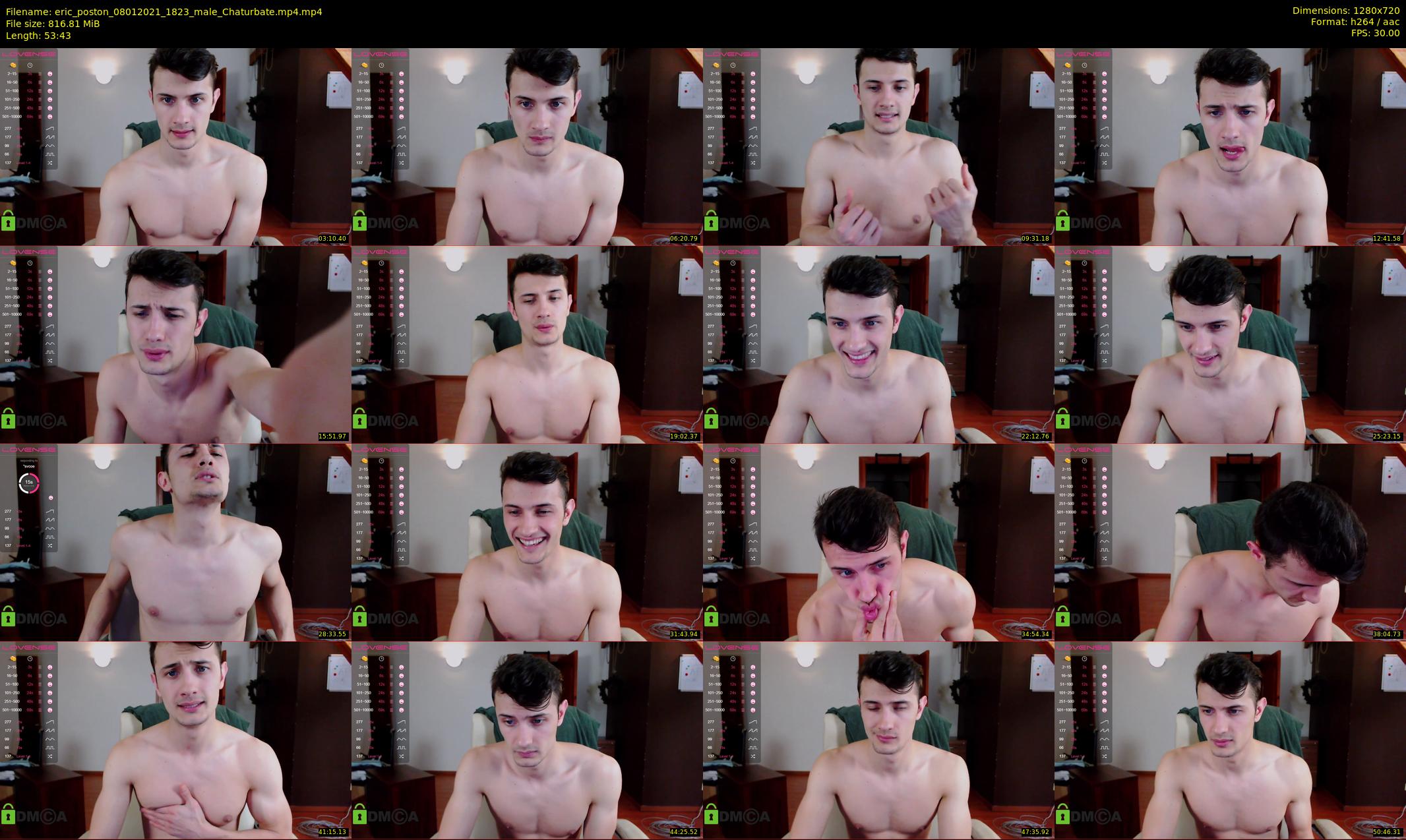 eric_poston — 54 minute Chaturbate male cam show recording, 720p, Jan 8, 2021