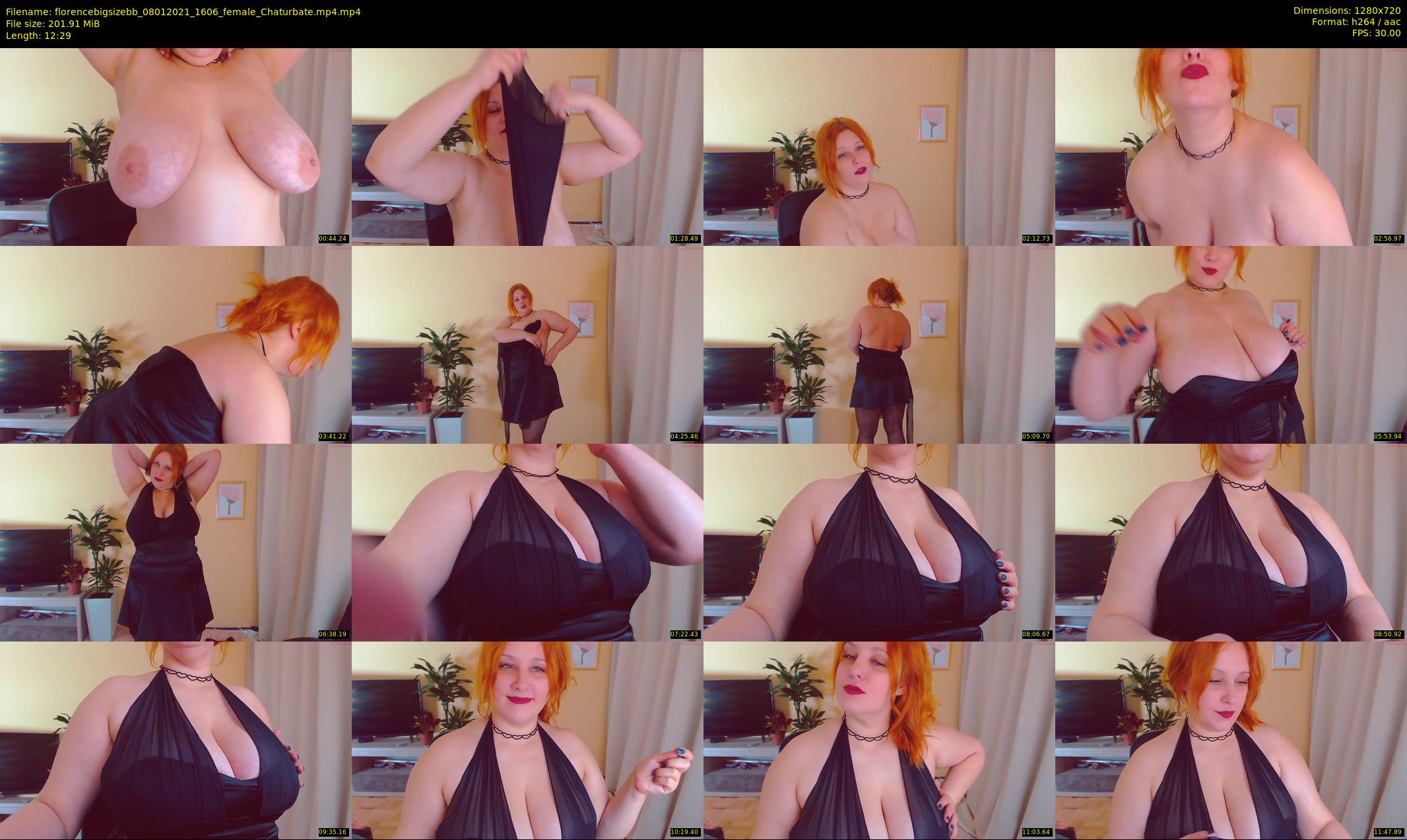 florencebigsizebb — 13 minute Chaturbate female cam show recording, 720p, Jan 8, 2021