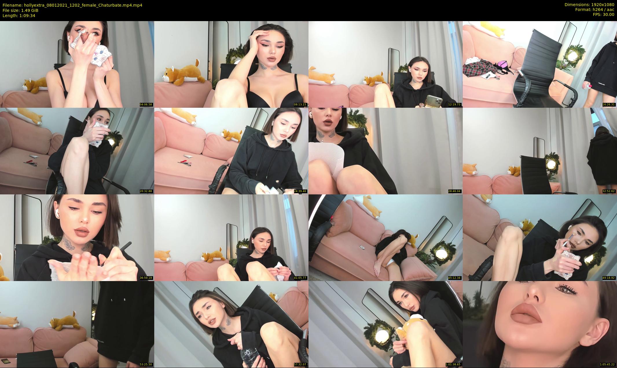 hollyextra — 70 minute Chaturbate female cam show recording, 1080p, Jan 8, 2021
