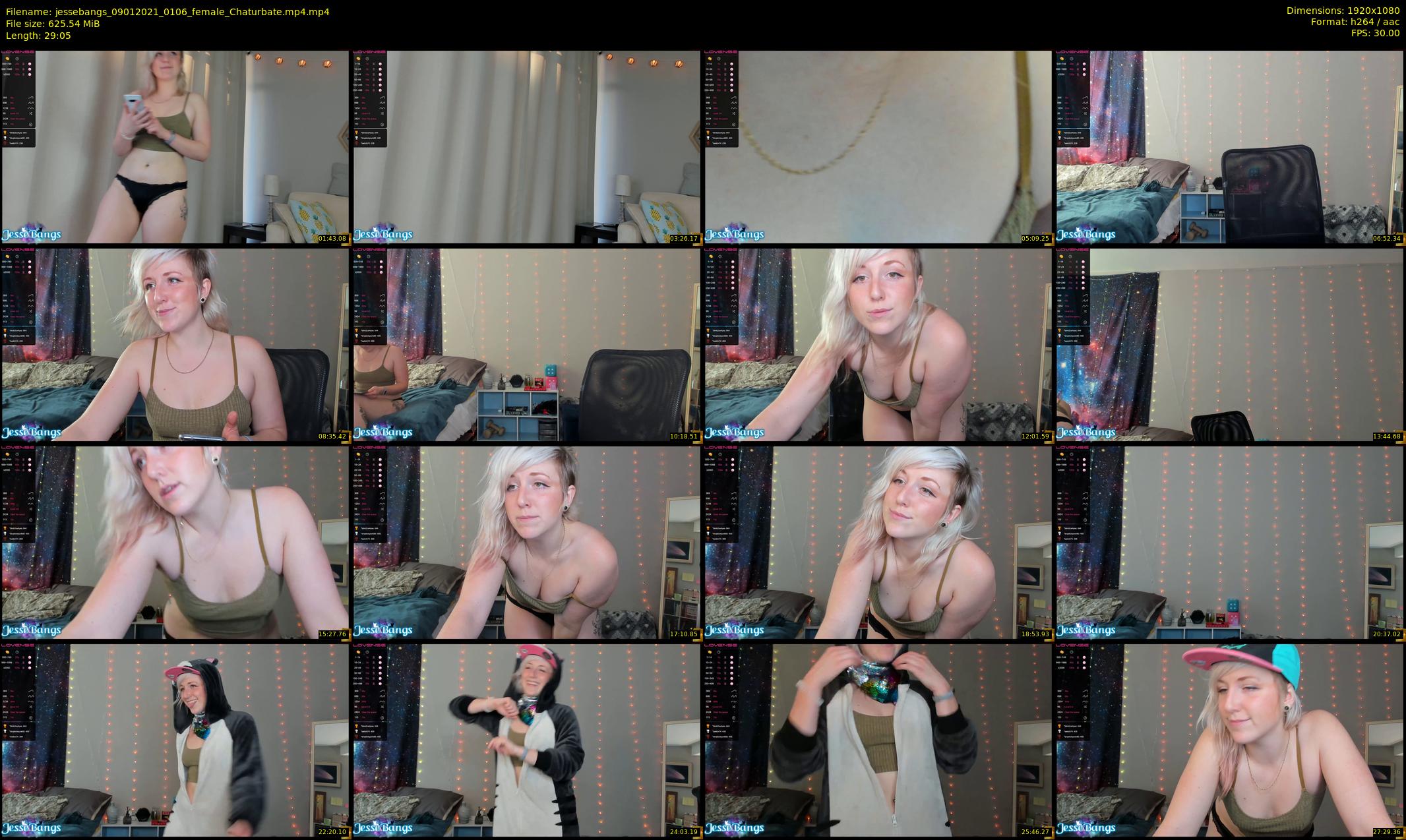jessebangs — 30 minute Chaturbate female cam show recording, 1080p, Jan 9, 2021