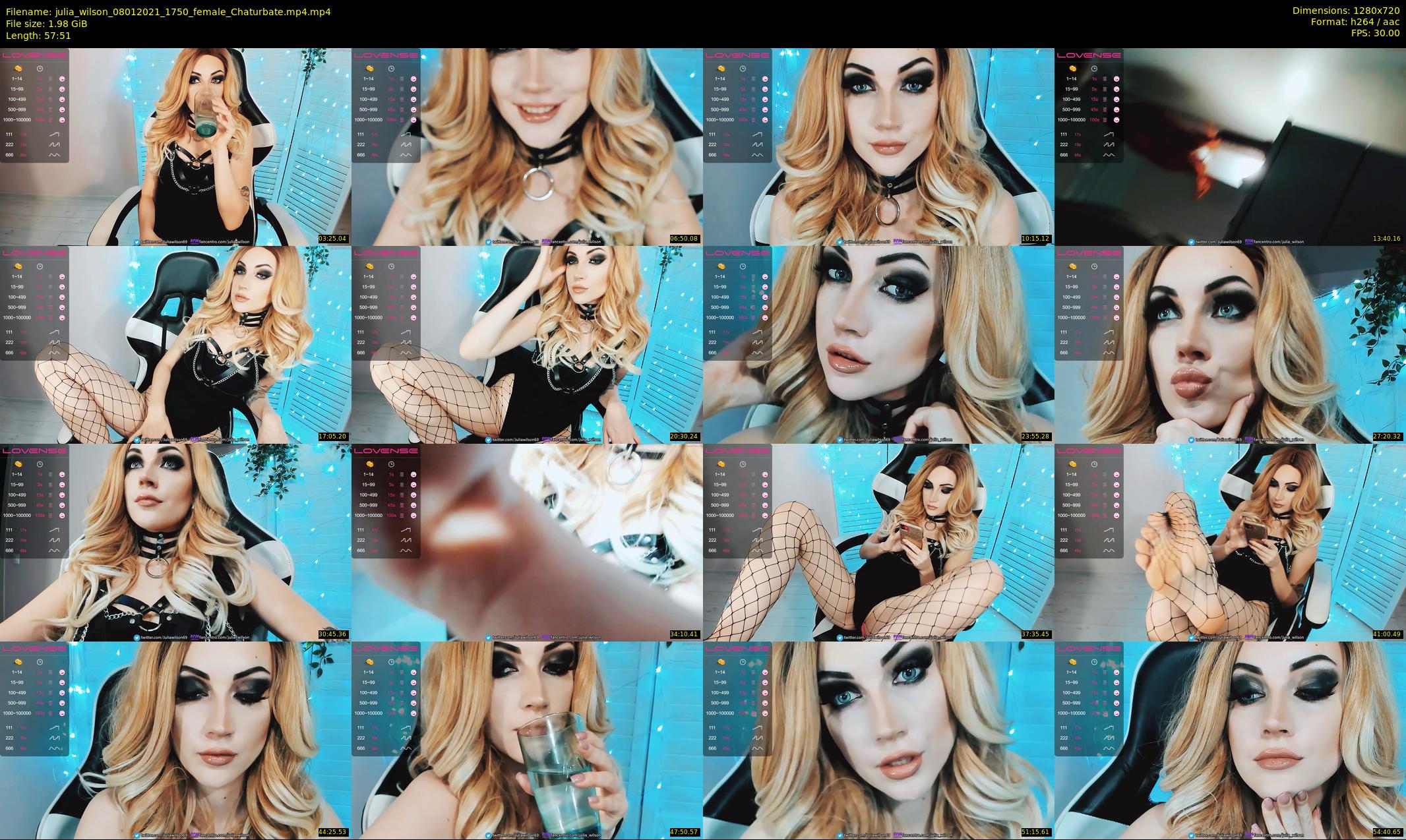 julia_wilson — 58 minute Chaturbate female cam show recording, 720p, Jan 8, 2021