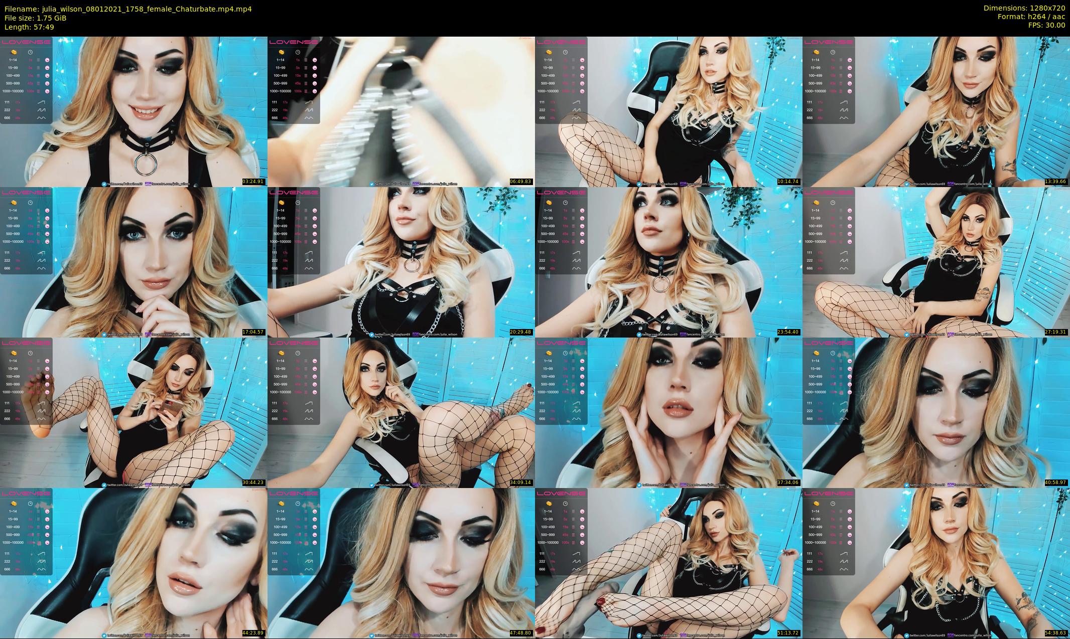 julia_wilson — 58 minute Chaturbate female cam show recording, 720p, Jan 8, 2021