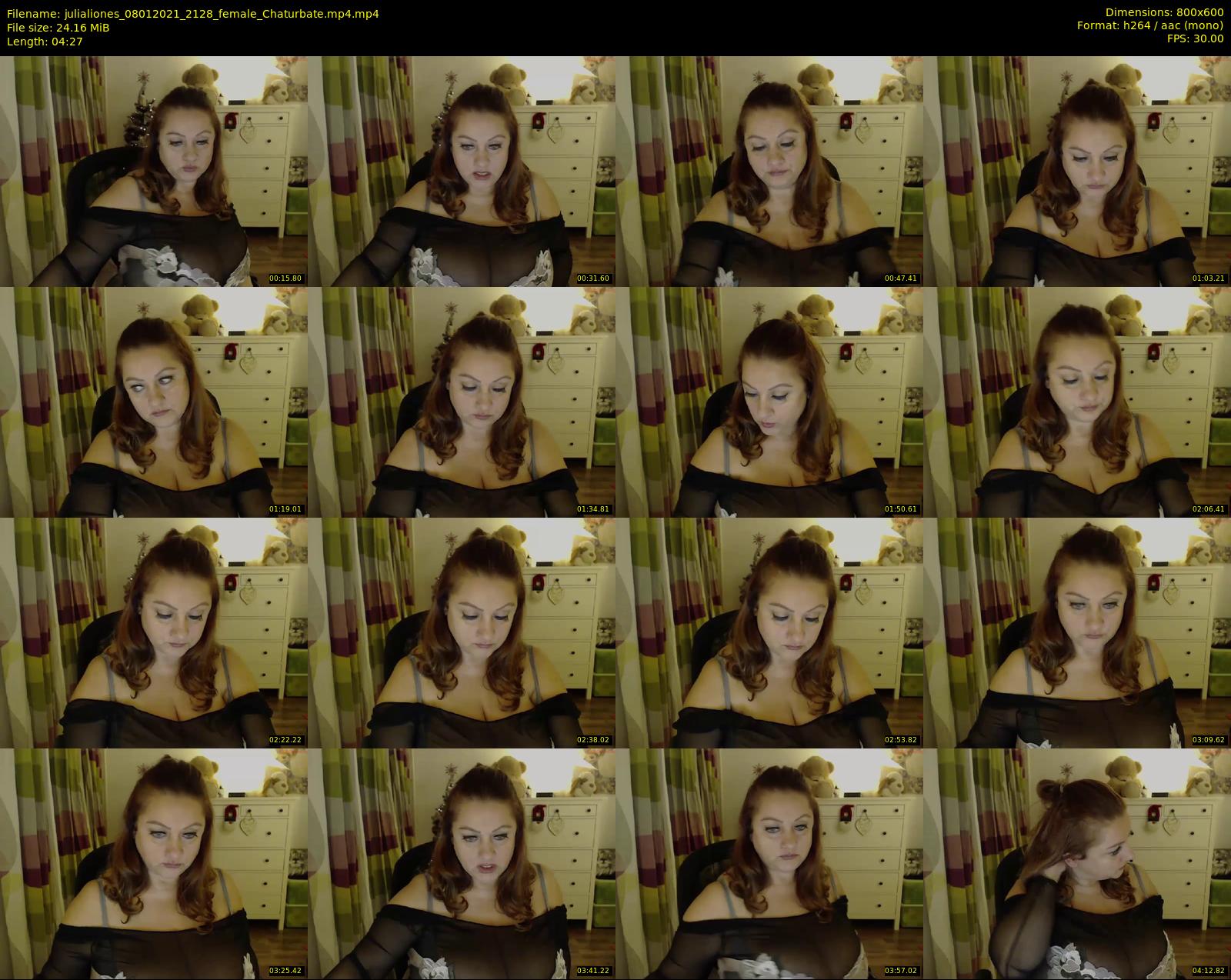 julialiones — 5 minute Chaturbate female cam show recording, 480p, Jan 8, 2021