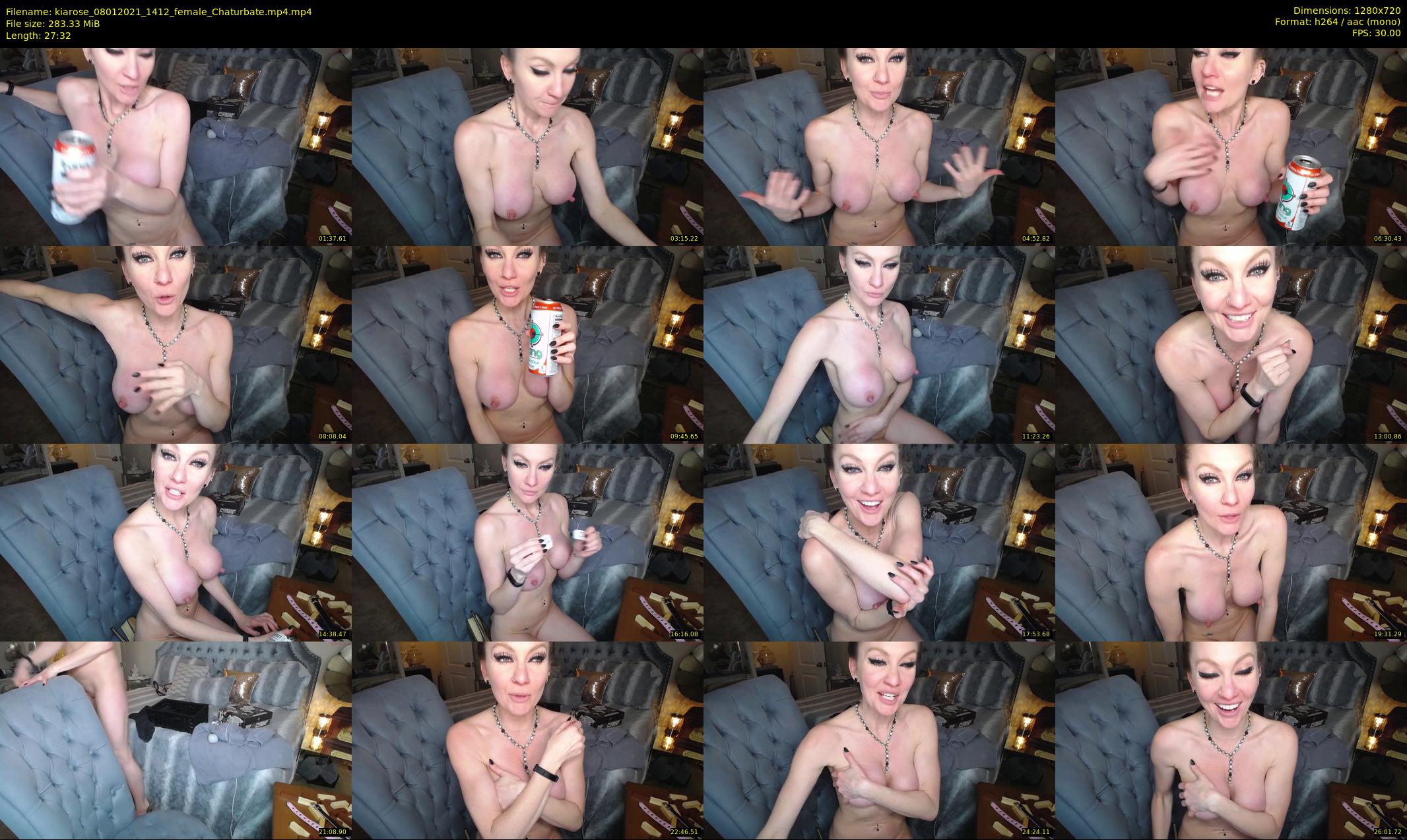 kiarose — 28 minute Chaturbate female cam show recording, 720p, Jan 8, 2021