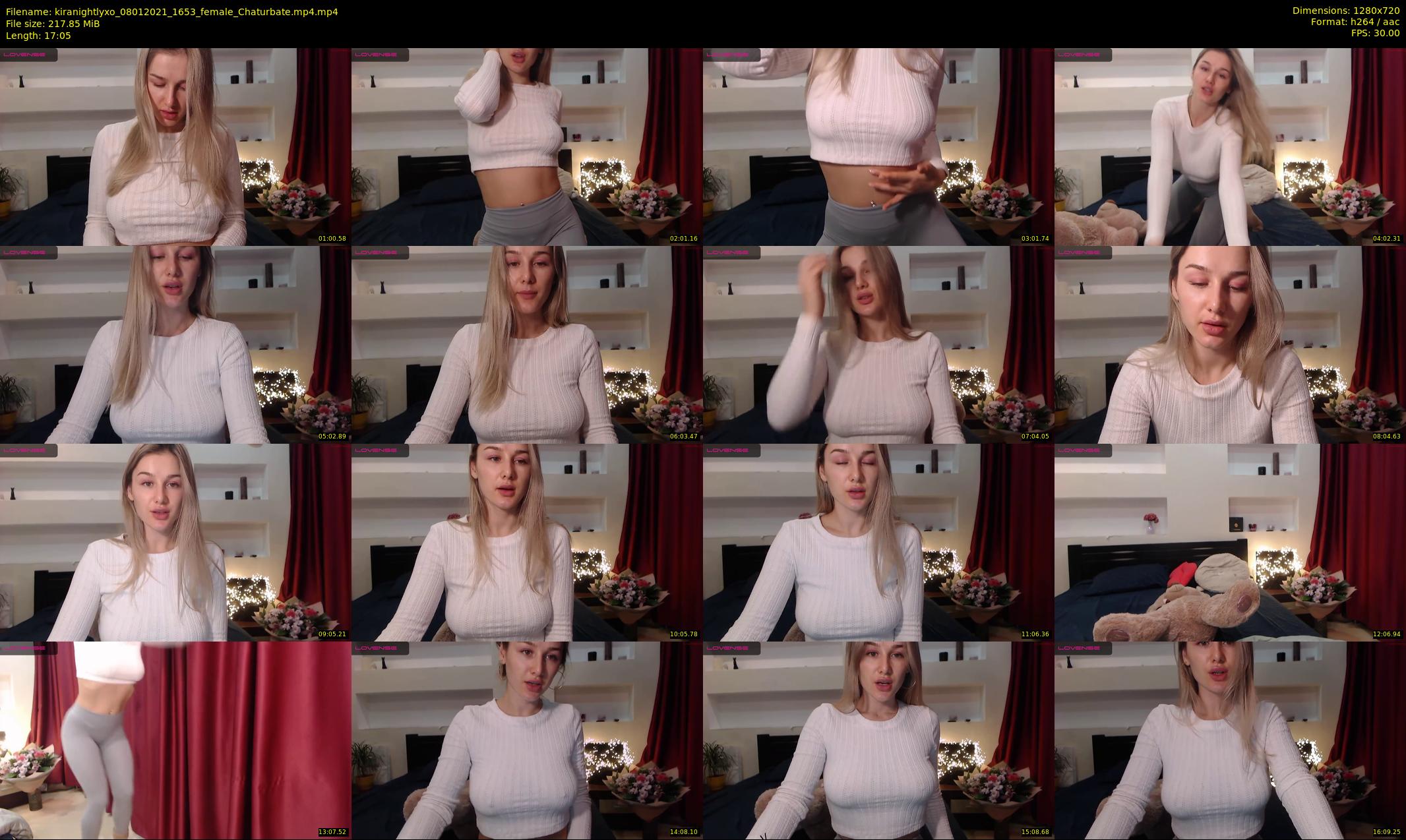 kiranightlyxo — 18 minute Chaturbate female cam show recording, 720p, Jan 8, 2021