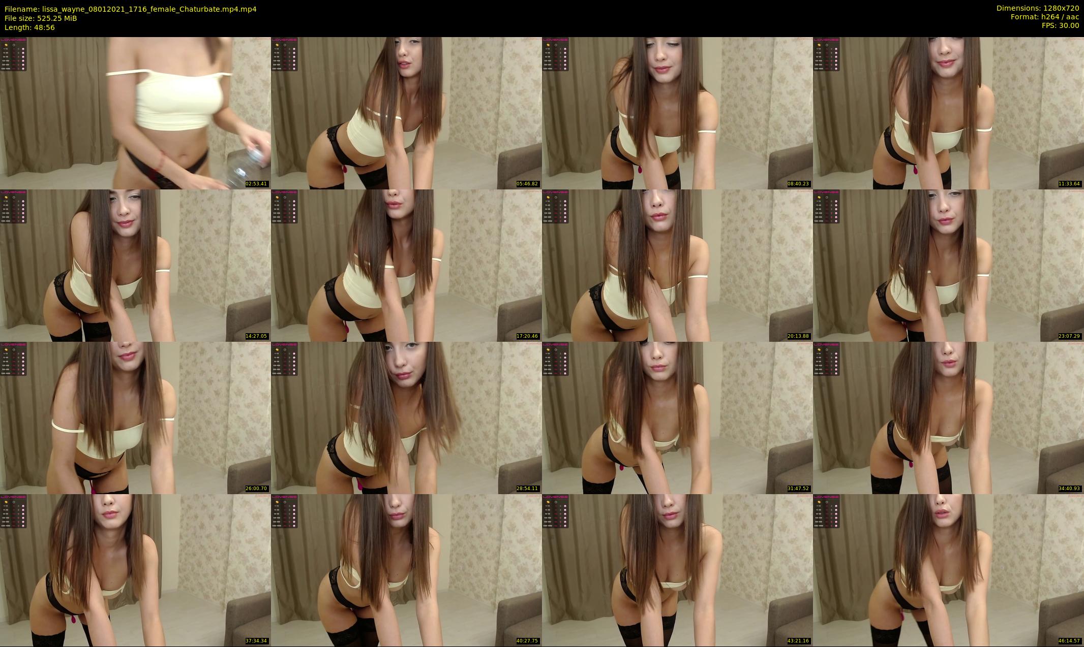 lissa_wayne — 49 minute Chaturbate female cam show recording, 720p, Jan 8, 2021