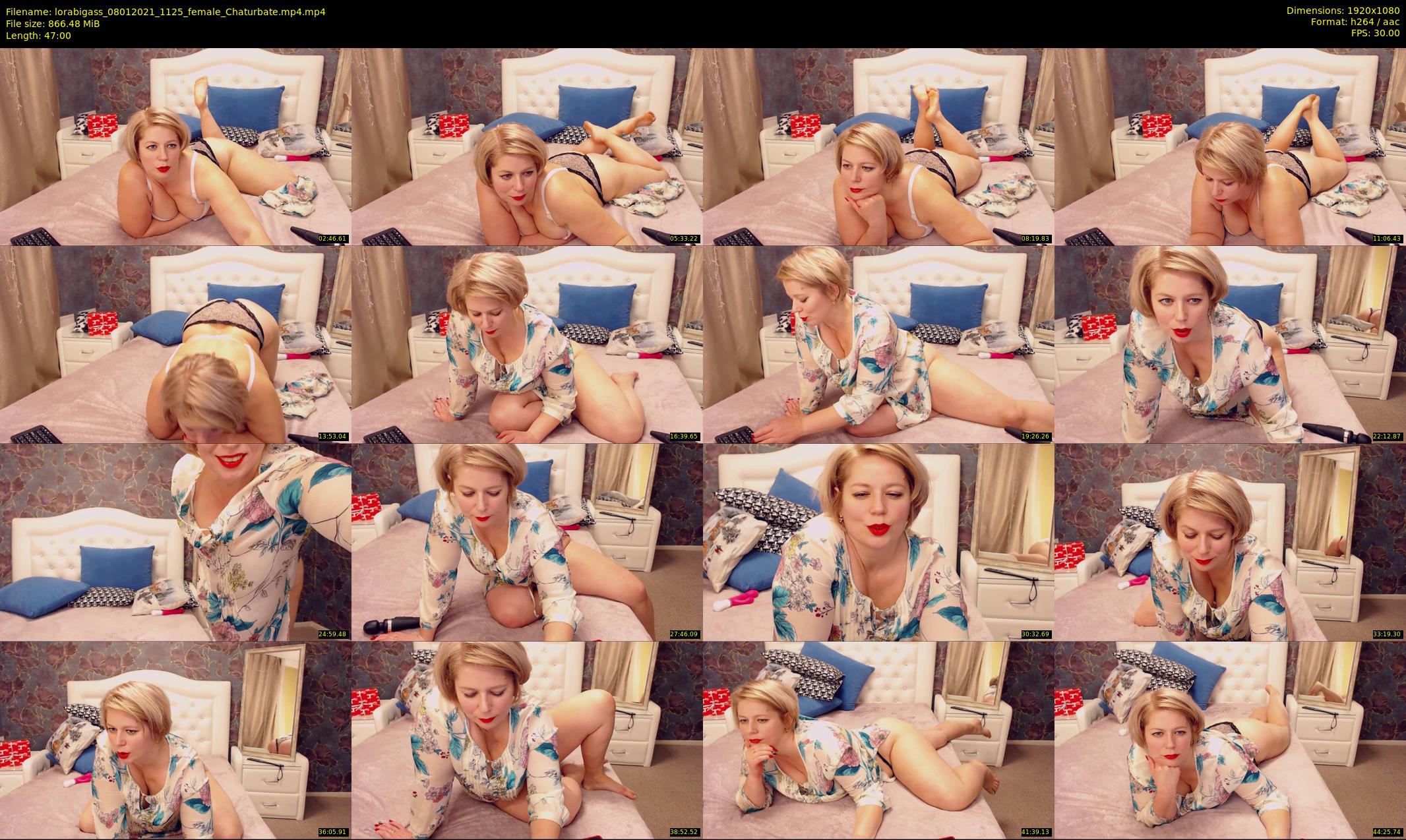 lorabigass — 47 minute Chaturbate female cam show recording, 1080p, Jan 8, 2021