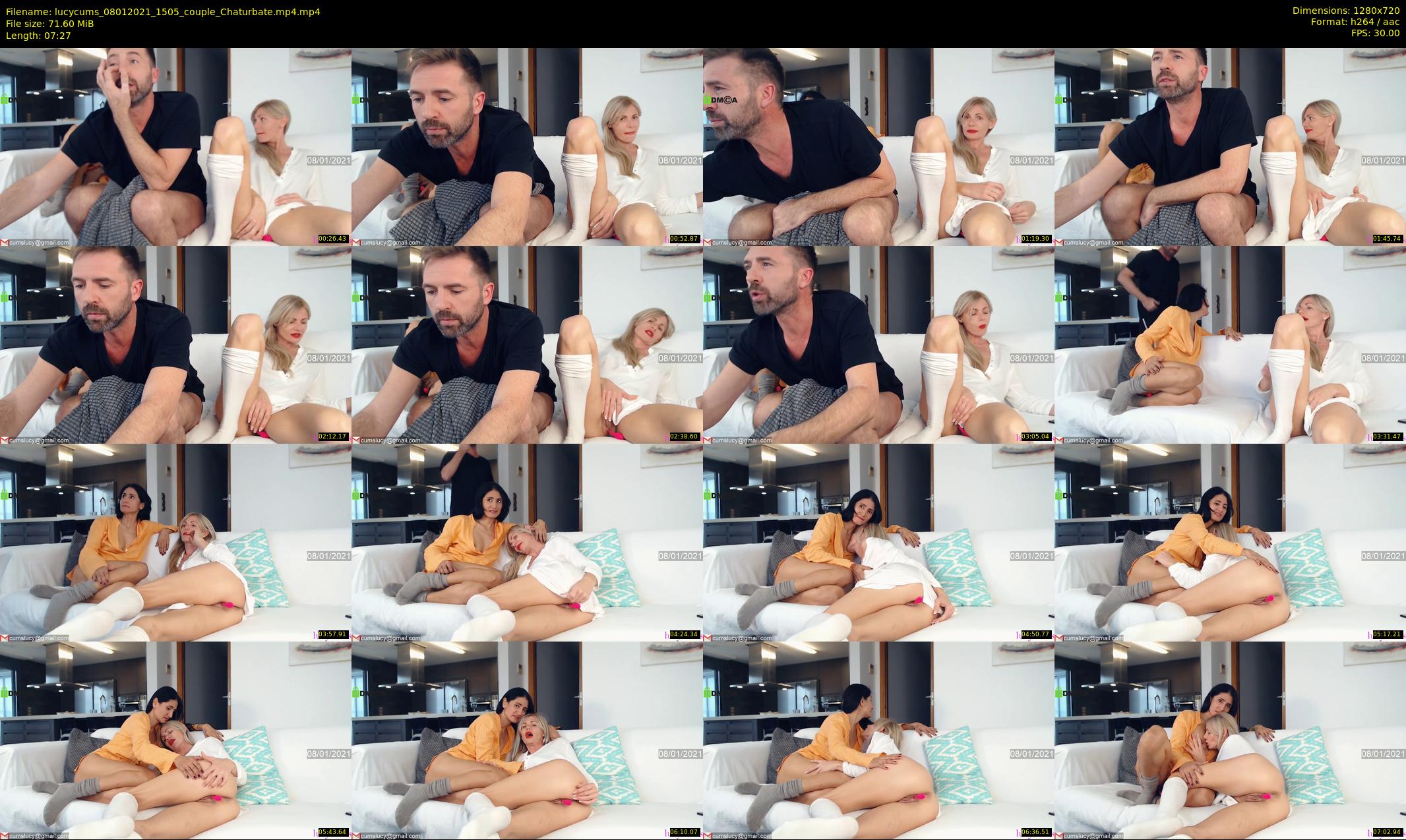 lucycums — 8 minute Chaturbate couple cam show recording, 720p, Jan 8, 2021