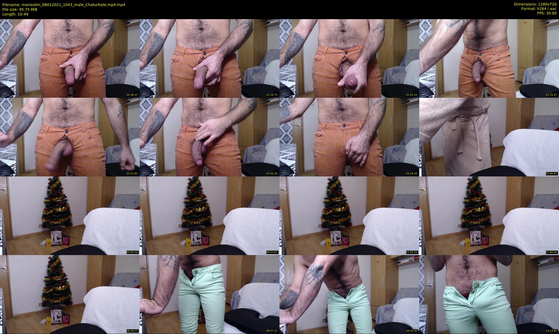 marioslim — 11 minute Chaturbate male cam show recording, 720p, Jan 8, 2021