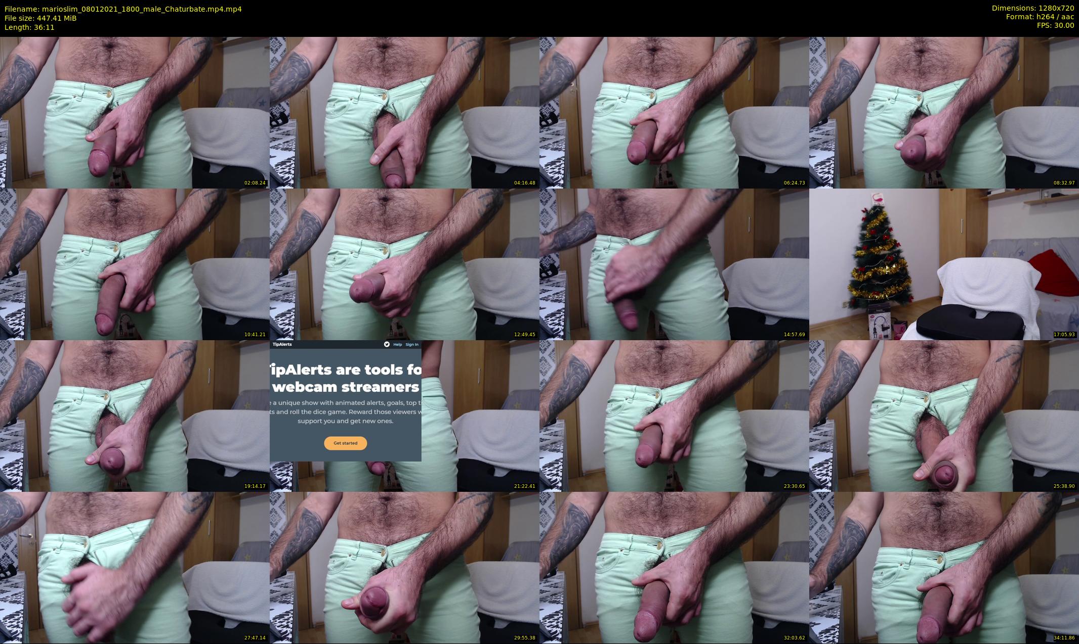 marioslim — 37 minute Chaturbate male cam show recording, 720p, Jan 8, 2021
