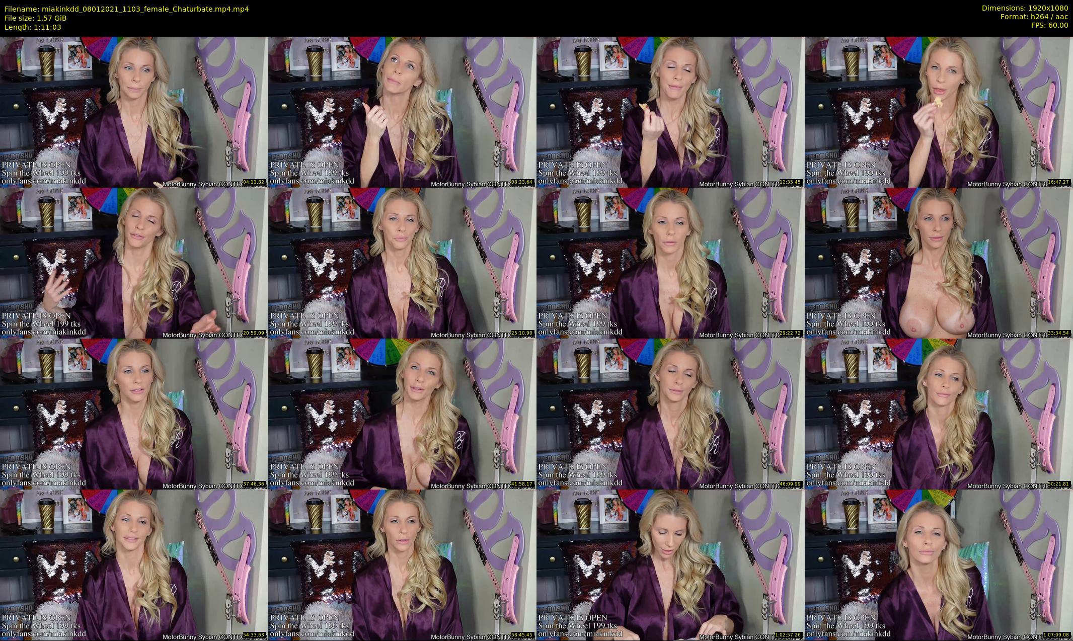 miakinkdd — 72 minute Chaturbate female cam show recording, 1080p, Jan 8, 2021