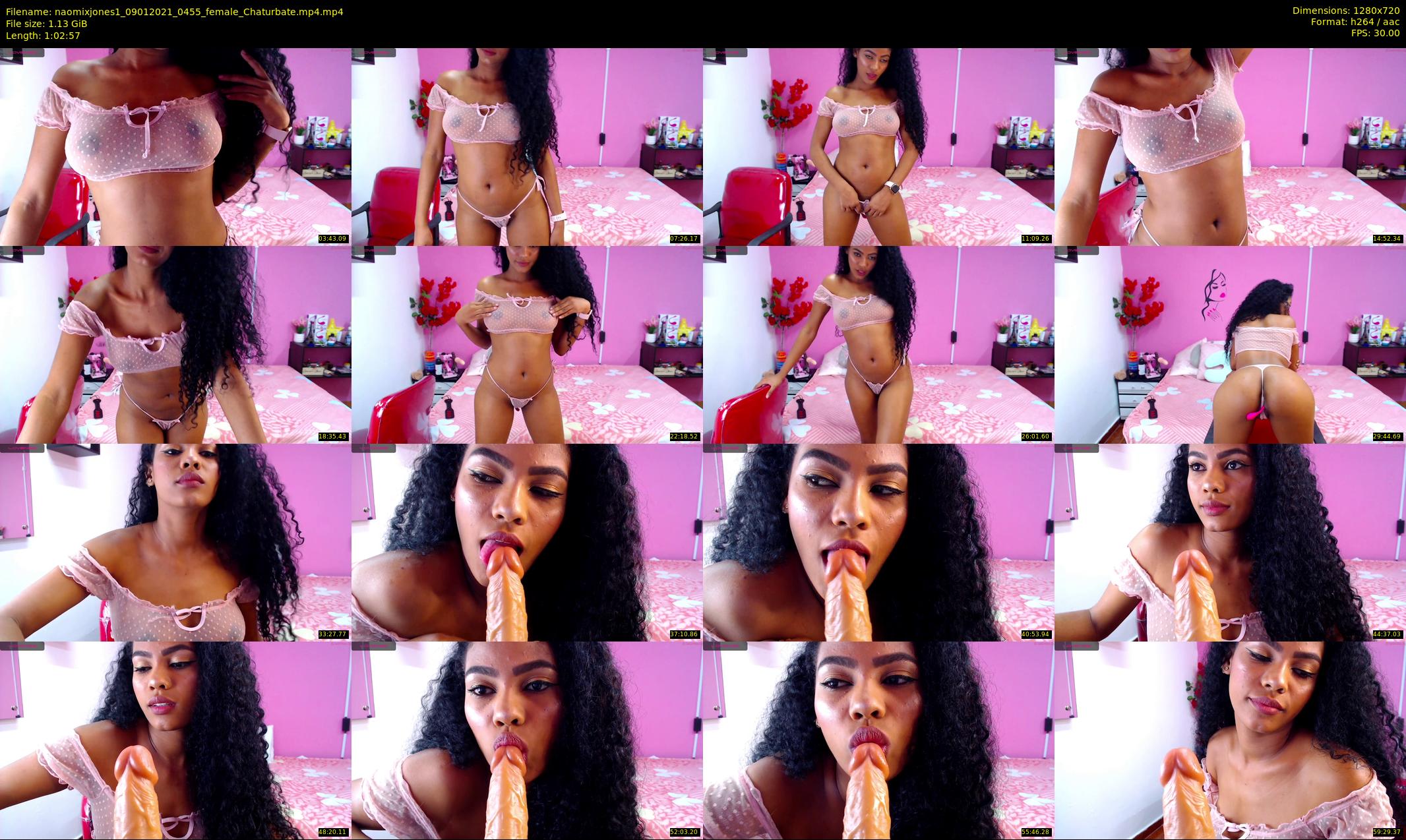 naomixjones1 — 63 minute Chaturbate female cam show recording, 720p, Jan 9, 2021