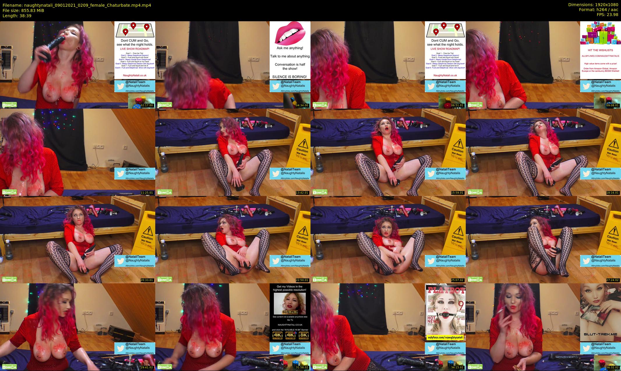 naughtynatali — 39 minute Chaturbate female cam show recording, 1080p, Jan 9, 2021