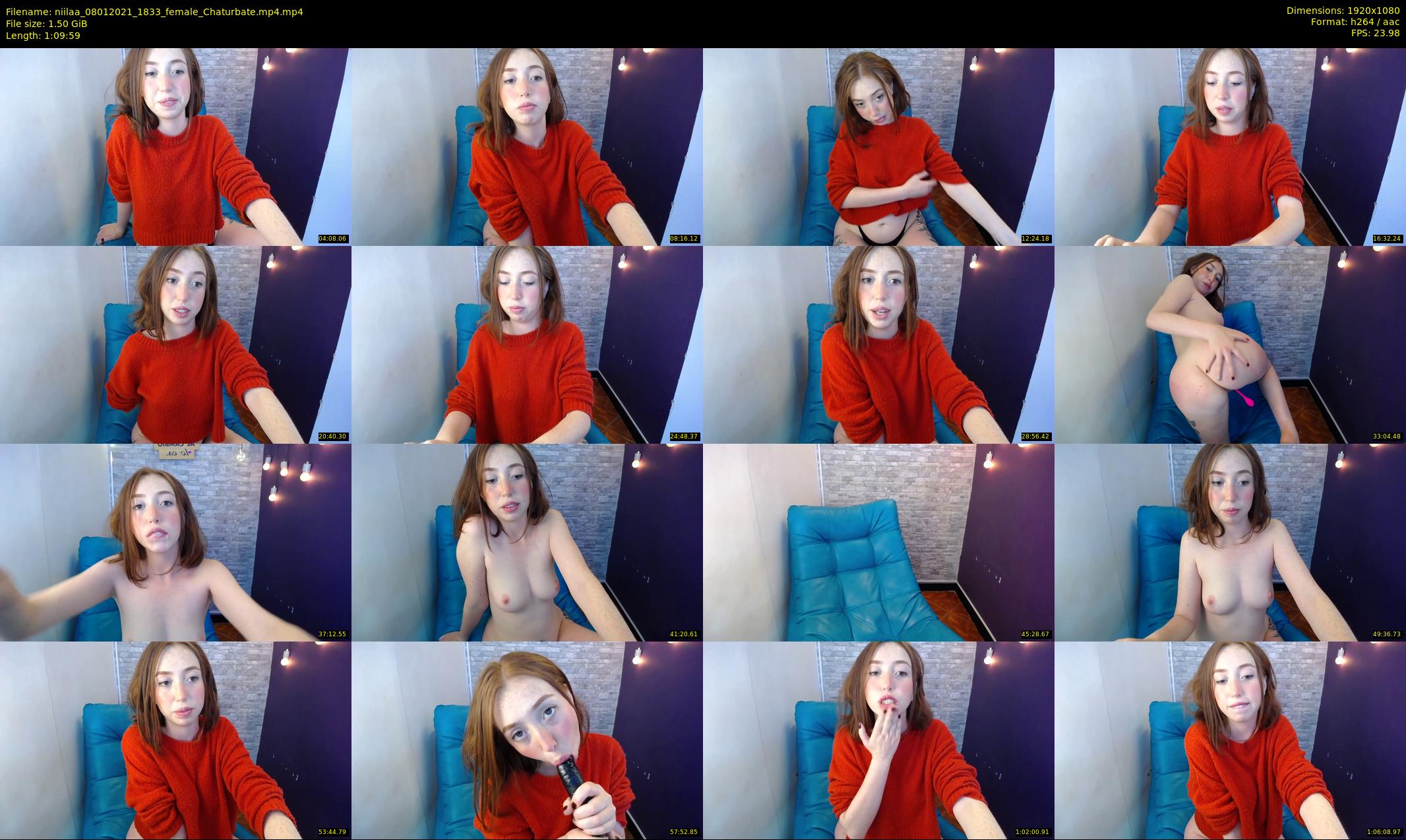 niilaa — 70 minute Chaturbate female cam show recording, 1080p, Jan 8, 2021