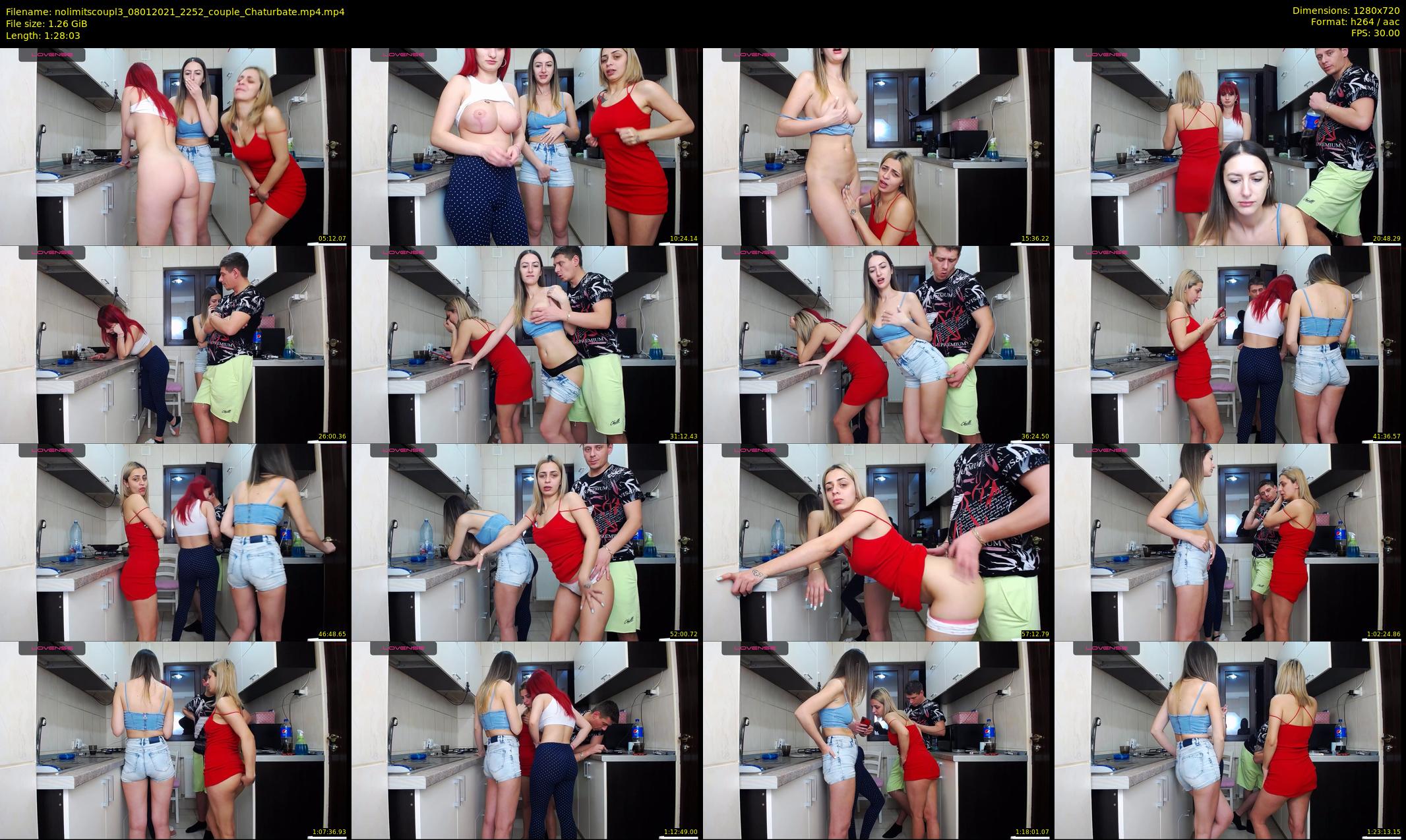 nolimitscoupl3 — 89 minute Chaturbate couple cam show recording, 720p, Jan 8, 2021