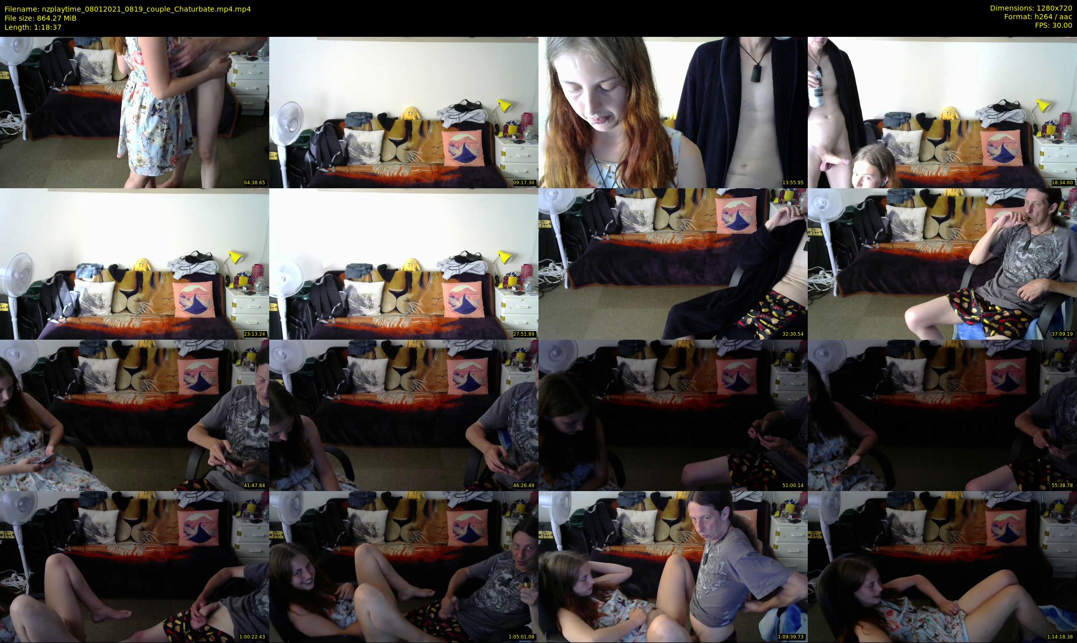 nzplaytime — 79 minute Chaturbate couple cam show recording, 720p, Jan 8, 2021