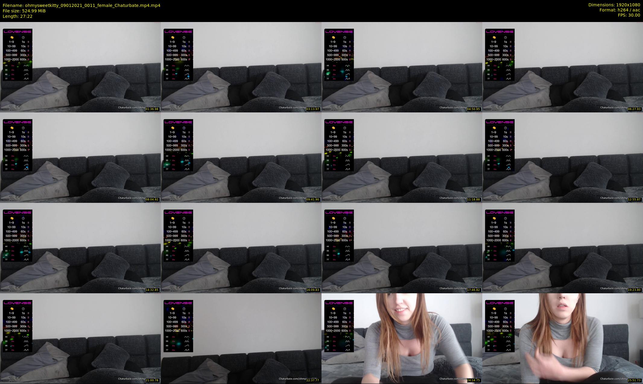 ohmysweetkitty — 28 minute Chaturbate female cam show recording, 1080p, Jan 9, 2021