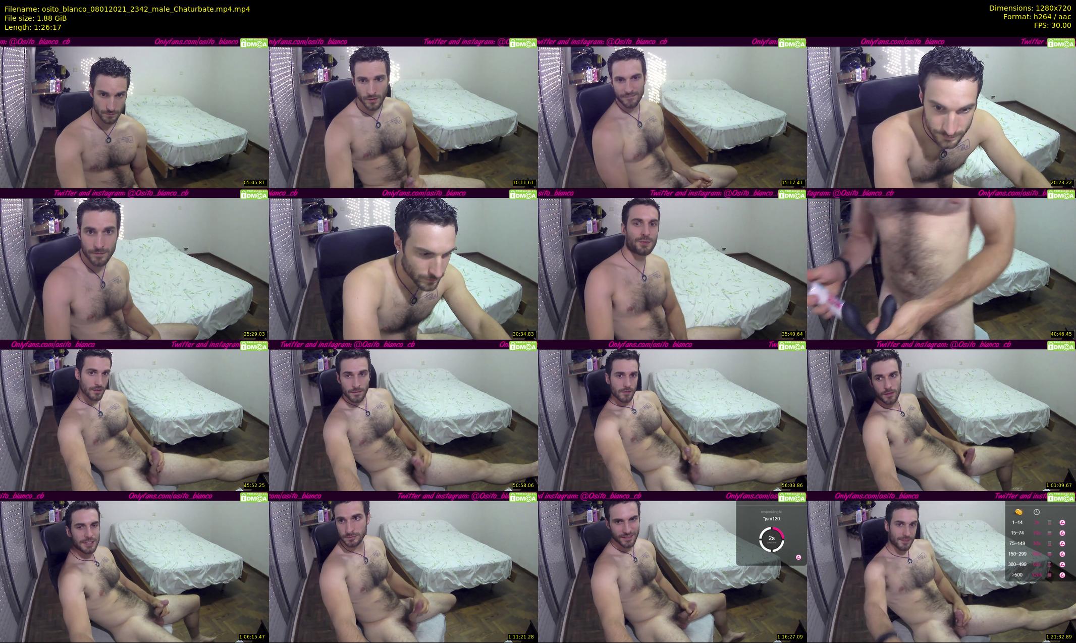 osito_blanco — 87 minute Chaturbate male cam show recording, 720p, Jan 8, 2021