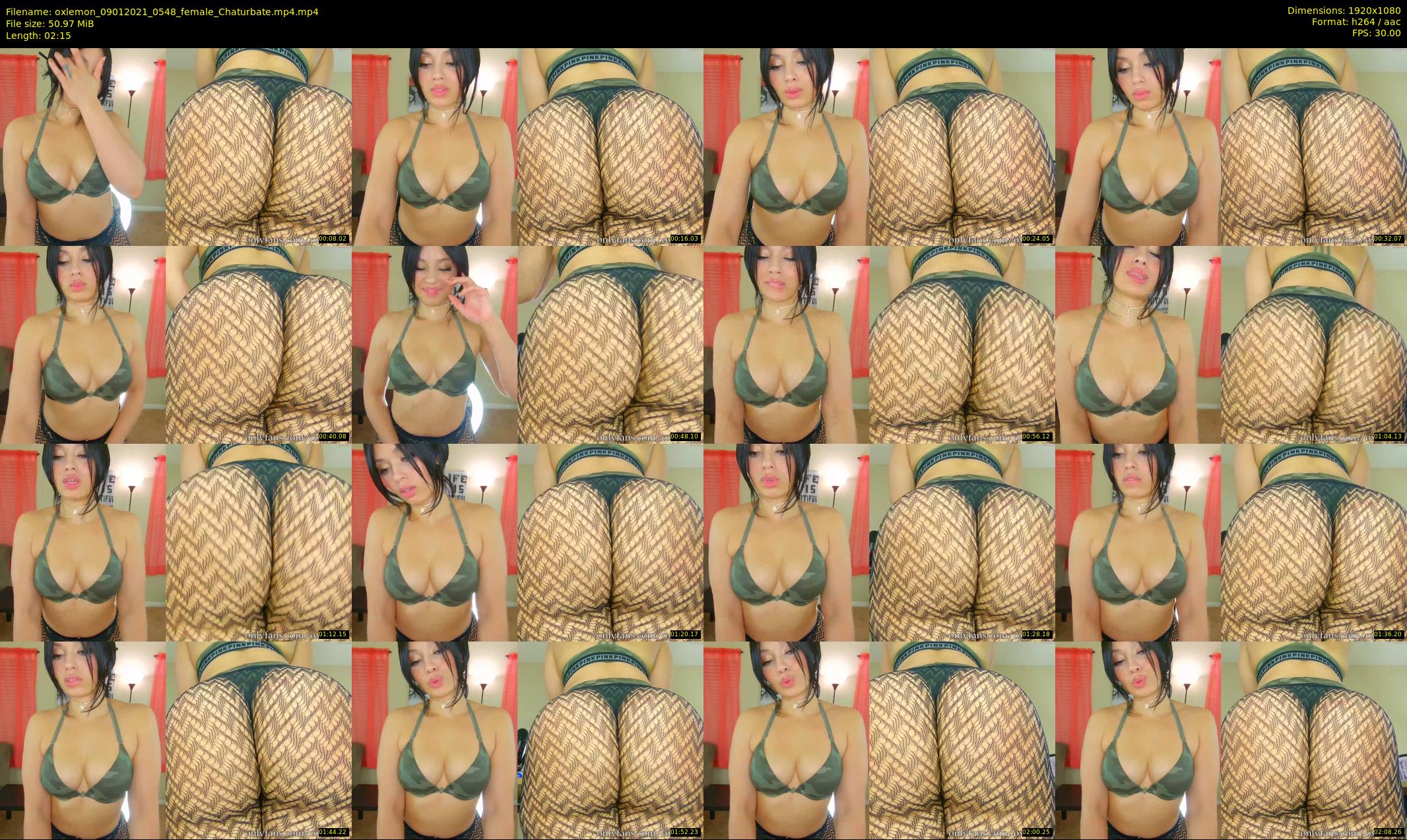 oxlemon — 3 minute Chaturbate female cam show recording, 1080p, Jan 9, 2021